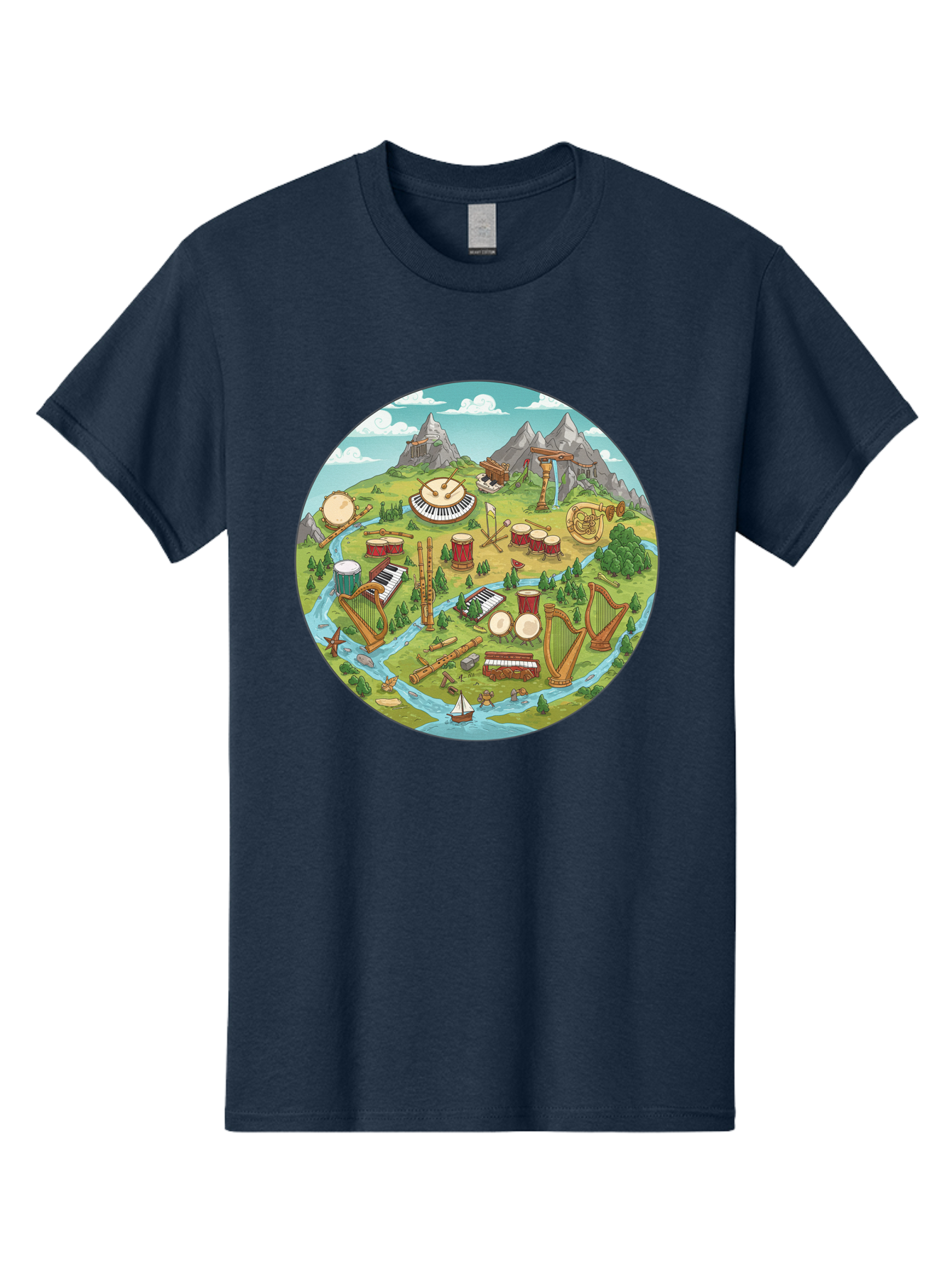 Music-Instruments-Landscape Men'S Graphic Tee, 100% Cotton, Comfortable Casual Summer Wear, Machine Washable, Vintage Camera, Old Camera, Antique Camera, Black Camera, Classic Photography, Photography Equipment, Nostalgic Device, Film Camera, Baf236