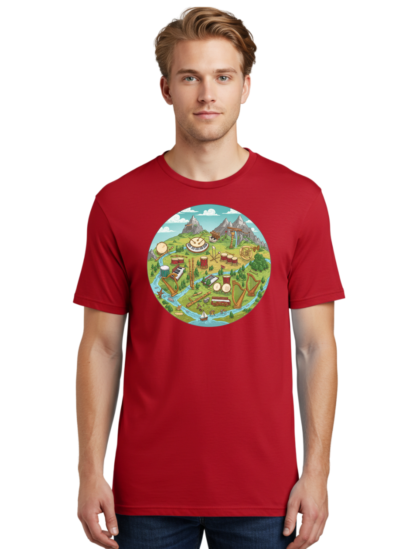 Music-Instruments-Landscape Men'S Graphic Tee, 100% Cotton, Comfortable Casual Summer Wear, Machine Washable, Vintage Camera, Old Camera, Antique Camera, Black Camera, Classic Photography, Photography Equipment, Nostalgic Device, Film Camera, Baf236
