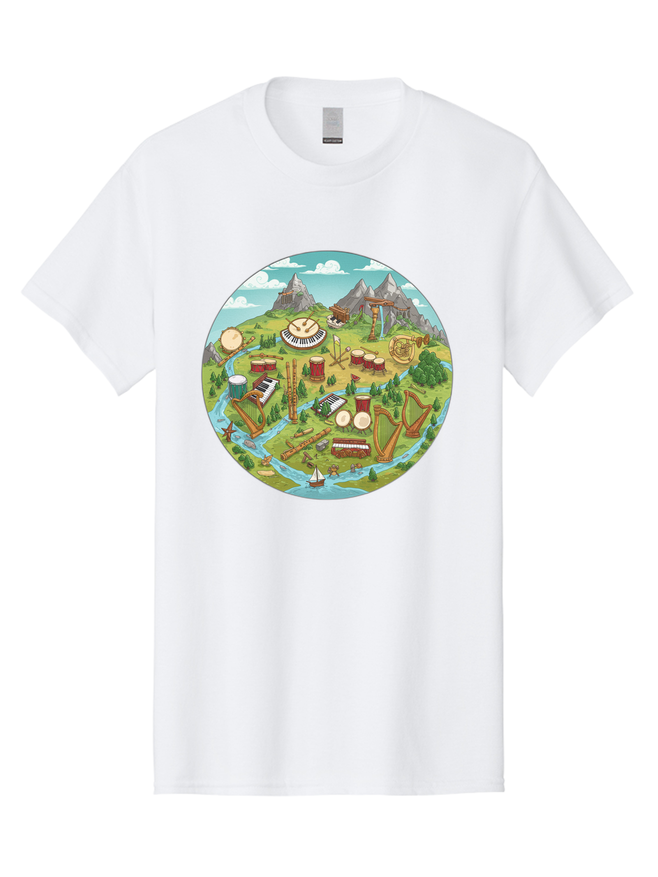 Music-Instruments-Landscape Men'S Graphic Tee, 100% Cotton, Comfortable Casual Summer Wear, Machine Washable, Vintage Camera, Old Camera, Antique Camera, Black Camera, Classic Photography, Photography Equipment, Nostalgic Device, Film Camera, Baf236