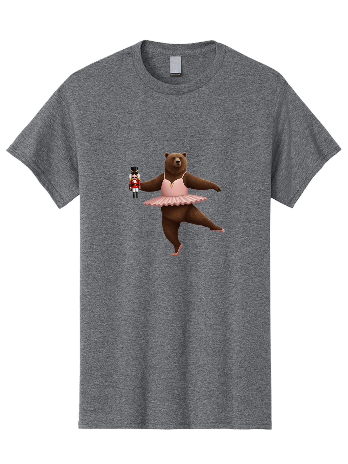 Nutcracker-Bear Men'S Graphic Tee, 100% Cotton, Comfortable Casual Summer Wear, Machine Washable, Vintage Camera, Old Camera, Antique Camera, Black Camera, Classic Photography, Photography Equipment, Nostalgic Device, Film Camera, Camera Art Baf239