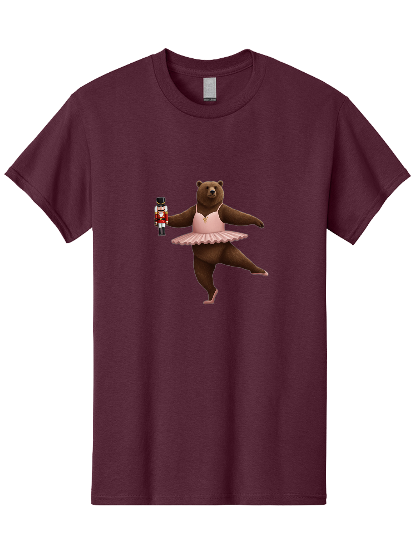 Nutcracker-Bear Men'S Graphic Tee, 100% Cotton, Comfortable Casual Summer Wear, Machine Washable, Vintage Camera, Old Camera, Antique Camera, Black Camera, Classic Photography, Photography Equipment, Nostalgic Device, Film Camera, Camera Art Baf239