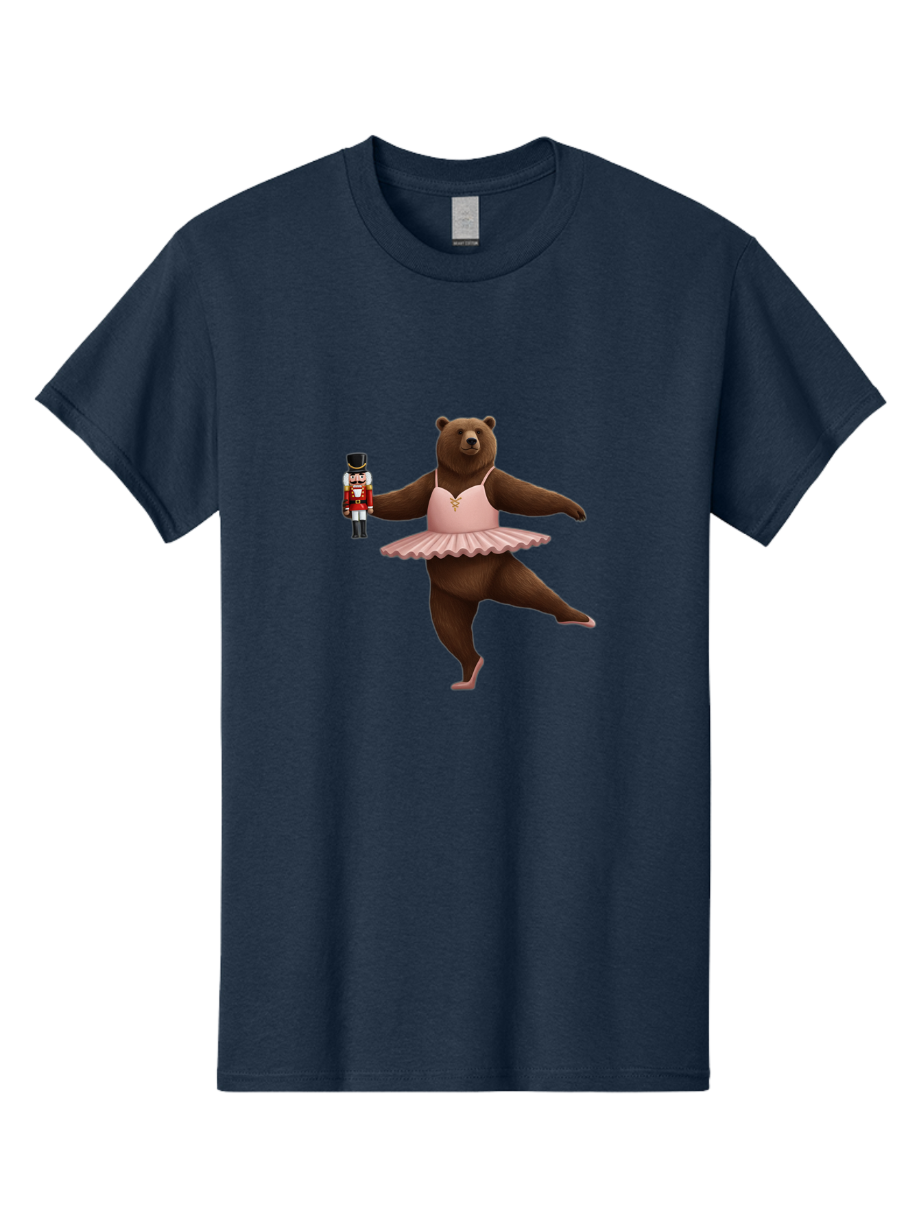 Nutcracker-Bear Men'S Graphic Tee, 100% Cotton, Comfortable Casual Summer Wear, Machine Washable, Vintage Camera, Old Camera, Antique Camera, Black Camera, Classic Photography, Photography Equipment, Nostalgic Device, Film Camera, Camera Art Baf239