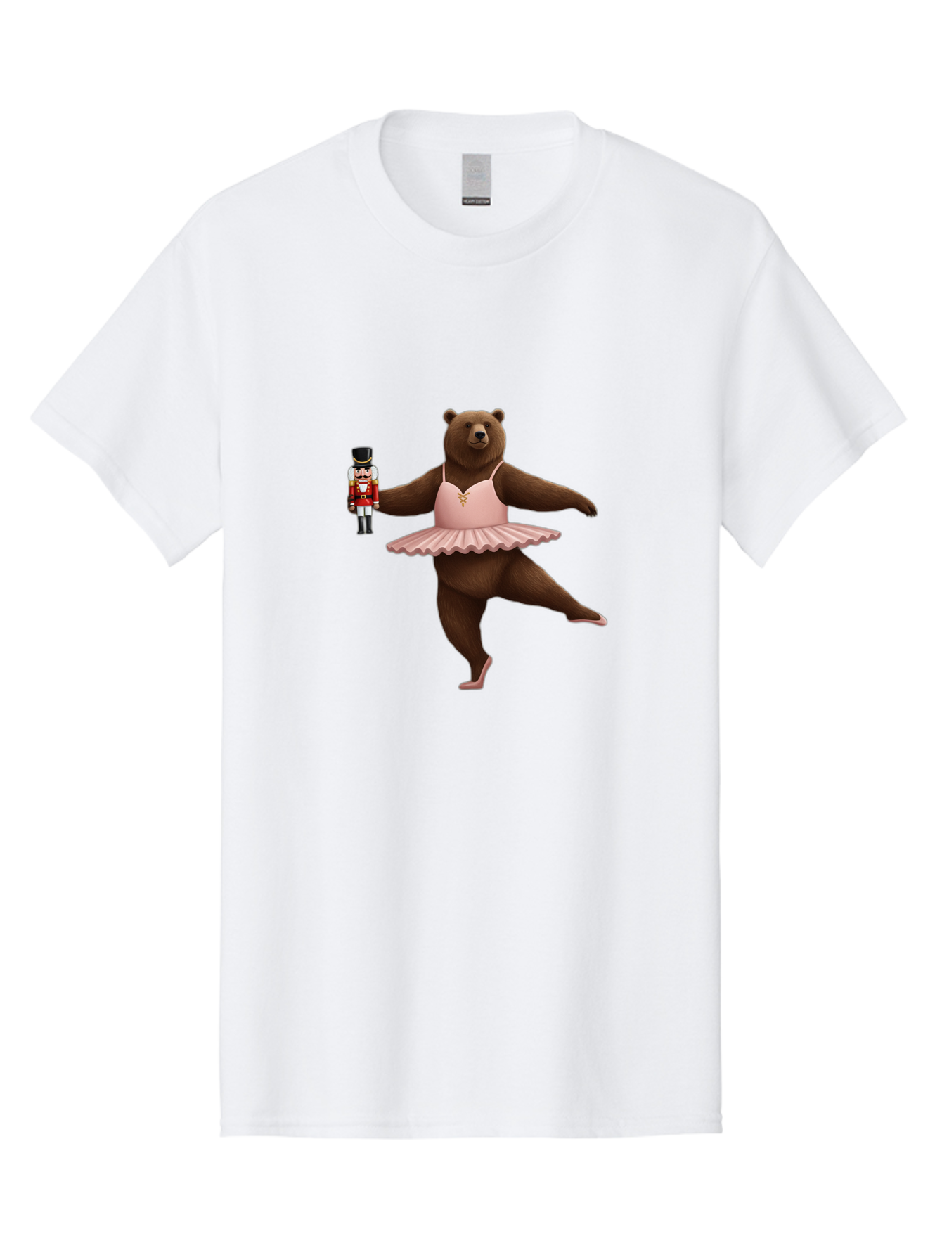 Nutcracker-Bear Men'S Graphic Tee, 100% Cotton, Comfortable Casual Summer Wear, Machine Washable, Vintage Camera, Old Camera, Antique Camera, Black Camera, Classic Photography, Photography Equipment, Nostalgic Device, Film Camera, Camera Art Baf239