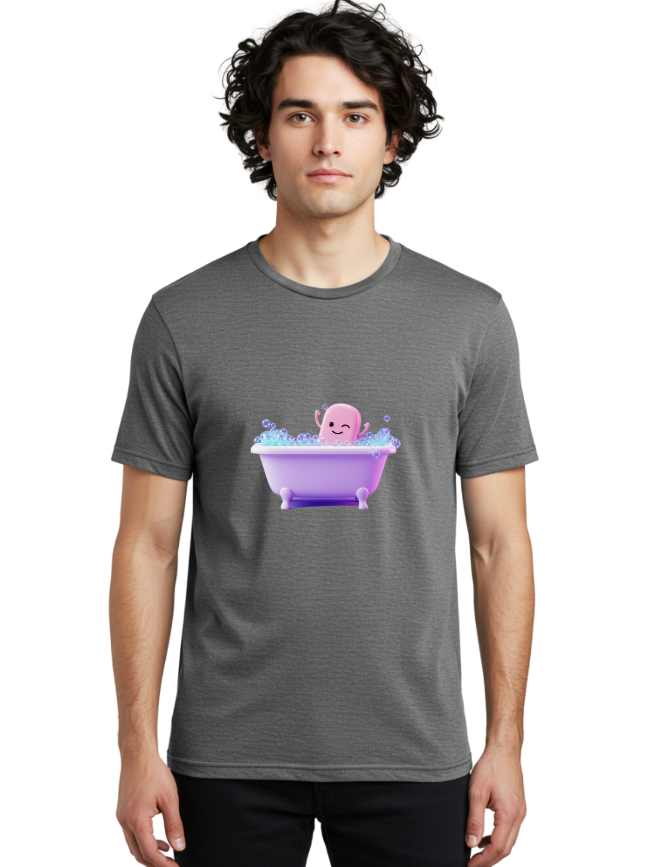 Octopus-In-Bathtub Men'S Graphic Tee, 100% Cotton, Comfortable Casual Summer Wear, Machine Washable, Vintage Camera, Old Camera, Antique Camera, Black Camera, Classic Photography, Photography Equipment, Nostalgic Device, Film Camera, Baf241