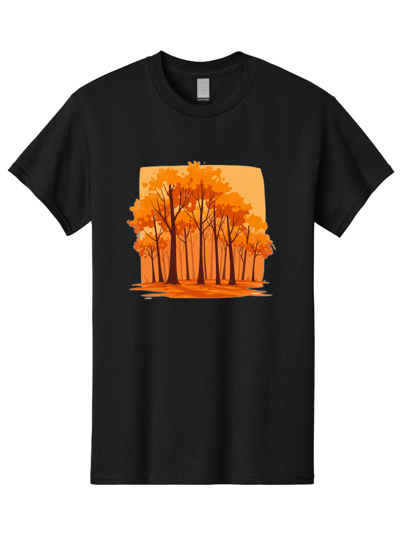 Orange-Forest Men'S Graphic Tee, 100% Cotton, Comfortable Casual Summer Wear, Machine Washable, Vintage Camera, Old Camera, Antique Camera, Black Camera, Classic Photography, Photography Equipment, Nostalgic Device, Film Camera, Camera Art Baf243