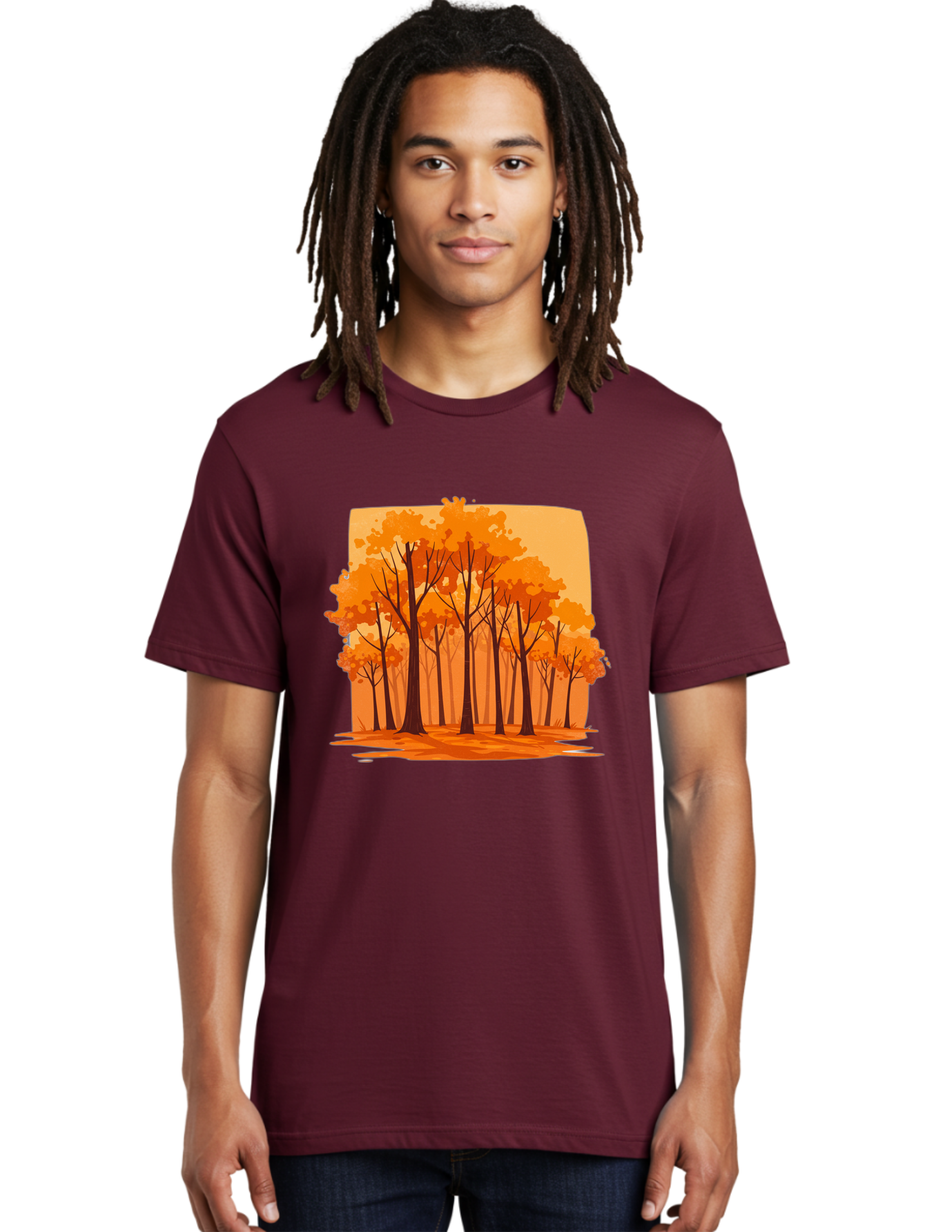 Orange-Forest Men'S Graphic Tee, 100% Cotton, Comfortable Casual Summer Wear, Machine Washable, Vintage Camera, Old Camera, Antique Camera, Black Camera, Classic Photography, Photography Equipment, Nostalgic Device, Film Camera, Camera Art Baf243