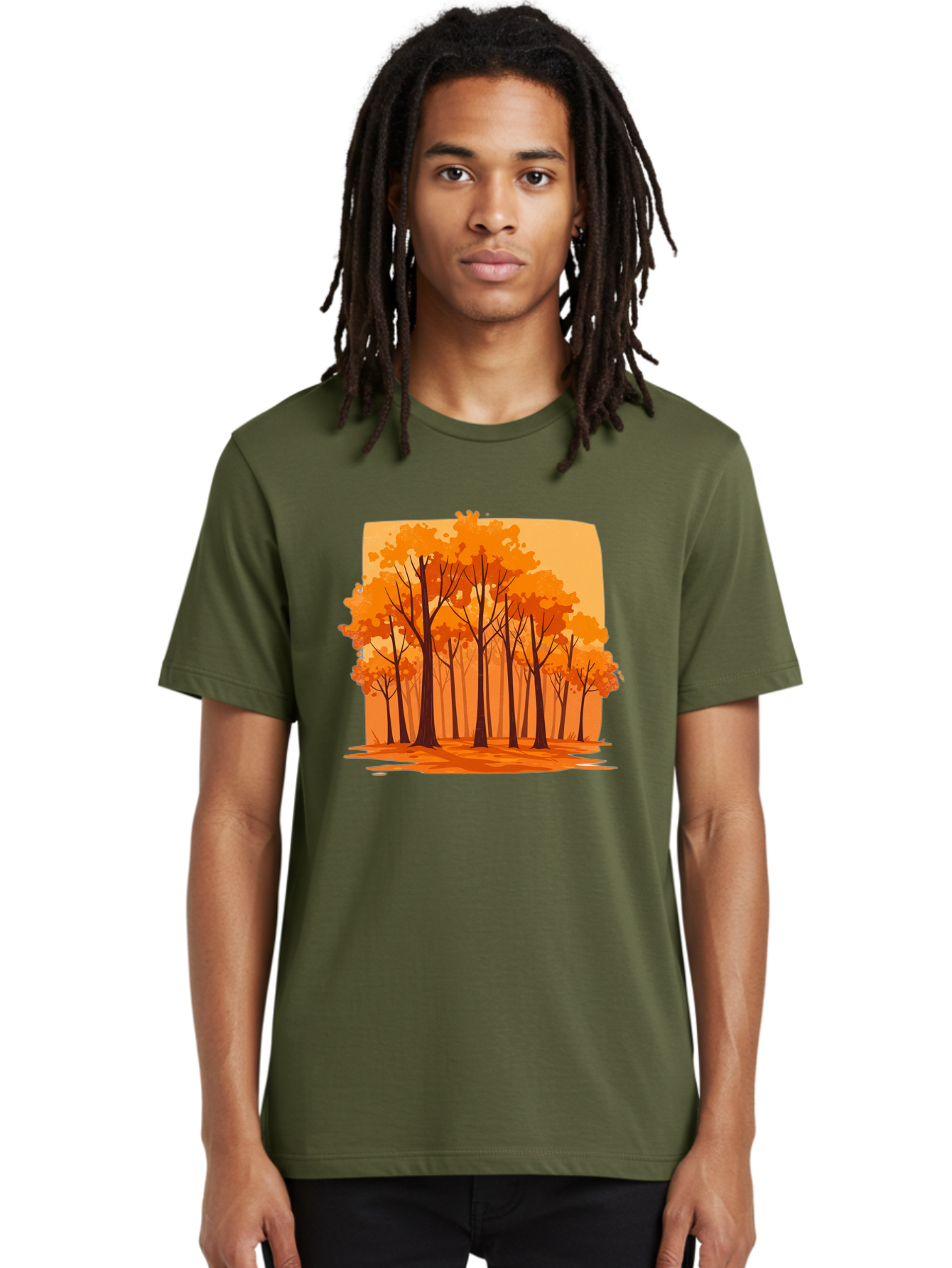Orange-Forest Men'S Graphic Tee, 100% Cotton, Comfortable Casual Summer Wear, Machine Washable, Vintage Camera, Old Camera, Antique Camera, Black Camera, Classic Photography, Photography Equipment, Nostalgic Device, Film Camera, Camera Art Baf243