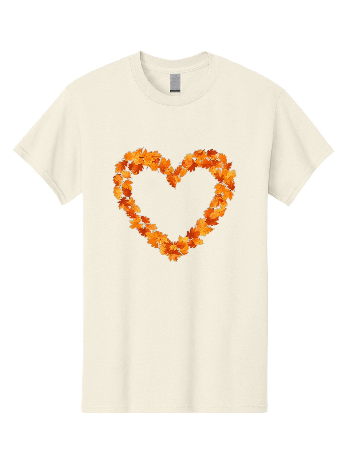 Orange-Leaves-Heart Men'S Graphic Tee, 100% Cotton, Comfortable Casual Summer Wear, Machine Washable, Vintage Camera, Old Camera, Antique Camera, Black Camera, Classic Photography, Photography Equipment, Nostalgic Device, Film Camera, Baf244
