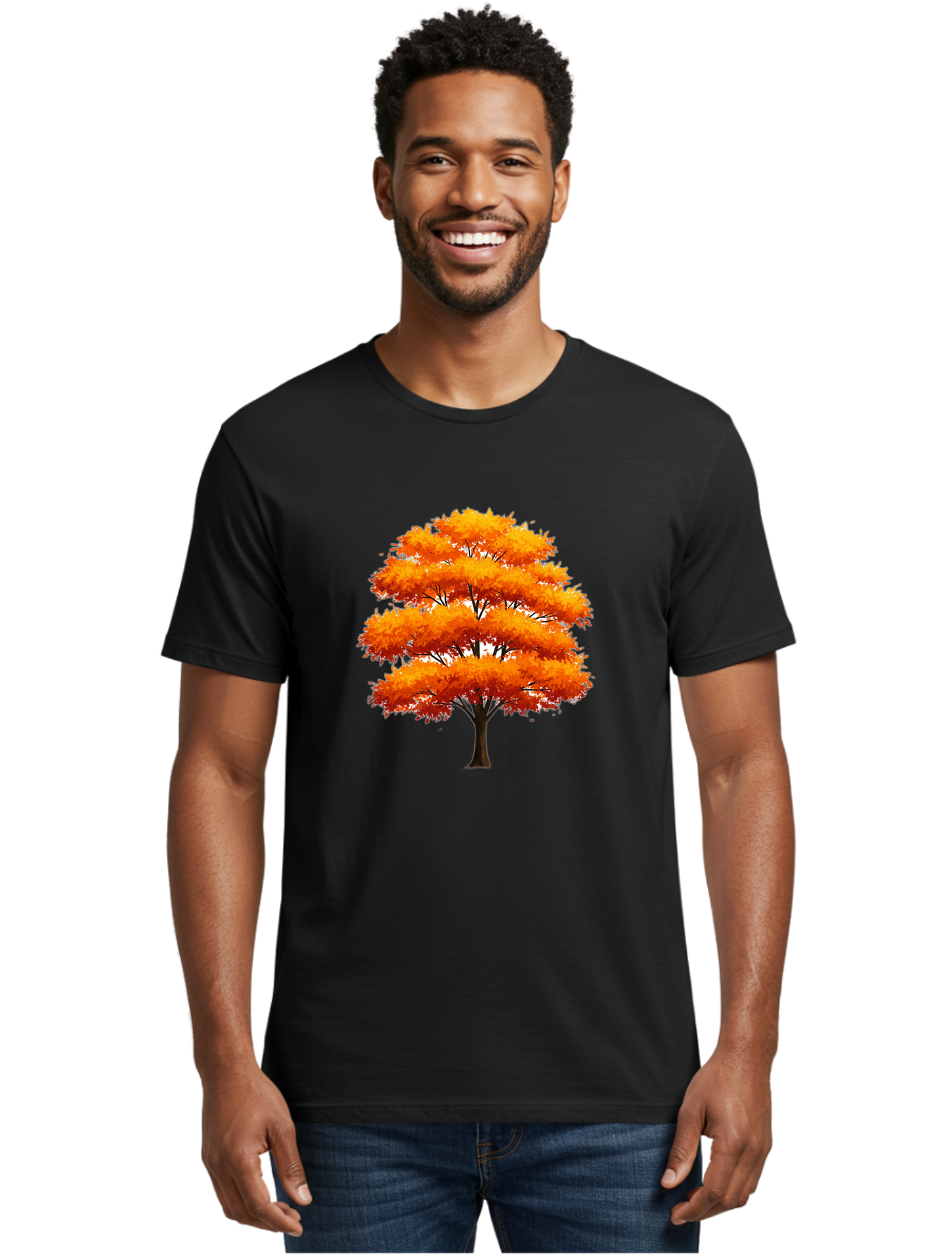 Orange-Tree-1 Men'S Graphic Tee, 100% Cotton, Comfortable Casual Summer Wear, Machine Washable, Vintage Camera, Old Camera, Antique Camera, Black Camera, Classic Photography, Photography Equipment, Nostalgic Device, Film Camera, Camera Art Baf246