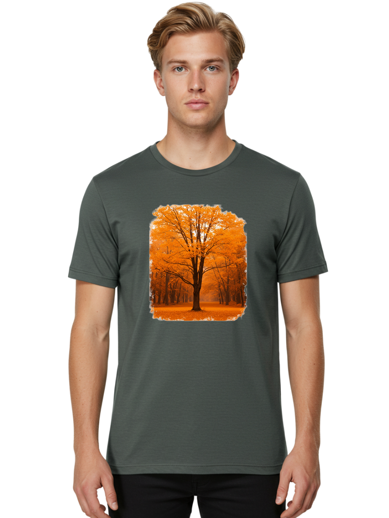 Orange-Tree Men'S Graphic Tee, 100% Cotton, Comfortable Casual Summer Wear, Machine Washable, Vintage Camera, Old Camera, Antique Camera, Black Camera, Classic Photography, Photography Equipment, Nostalgic Device, Film Camera, Camera Art Baf247