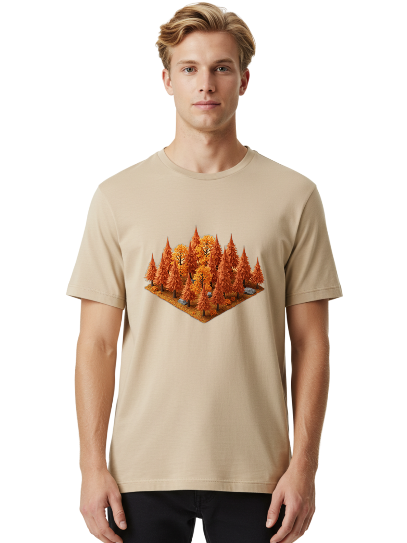 Orange-Trees Men'S Graphic Tee, 100% Cotton, Comfortable Casual Summer Wear, Machine Washable, Vintage Camera, Old Camera, Antique Camera, Black Camera, Classic Photography, Photography Equipment, Nostalgic Device, Film Camera, Camera Art Baf248