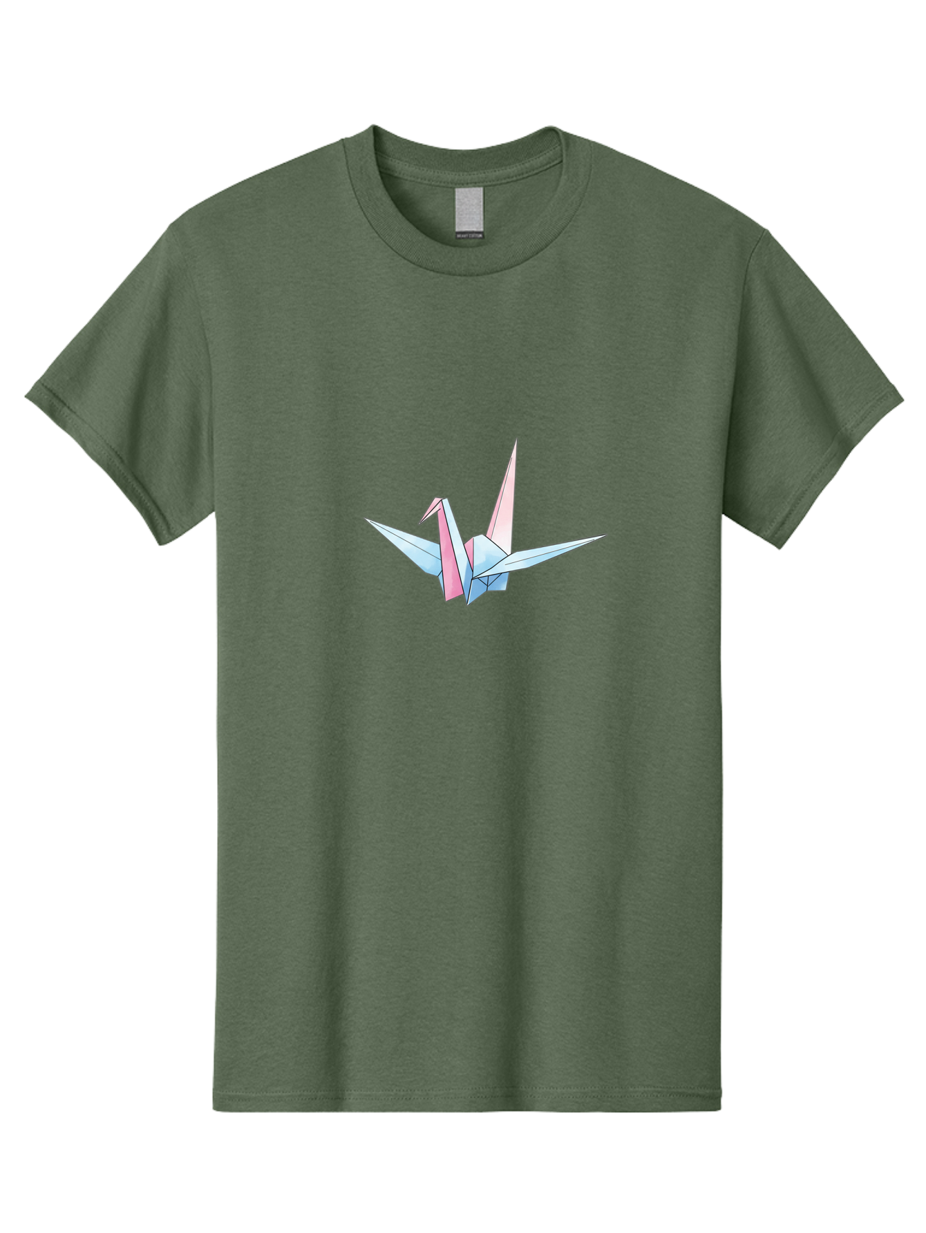 Origami-Crane-1 Men'S Graphic Tee, 100% Cotton, Comfortable Casual Summer Wear, Machine Washable, Vintage Camera, Old Camera, Antique Camera, Black Camera, Classic Photography, Photography Equipment, Nostalgic Device, Film Camera, Camera Art Baf249