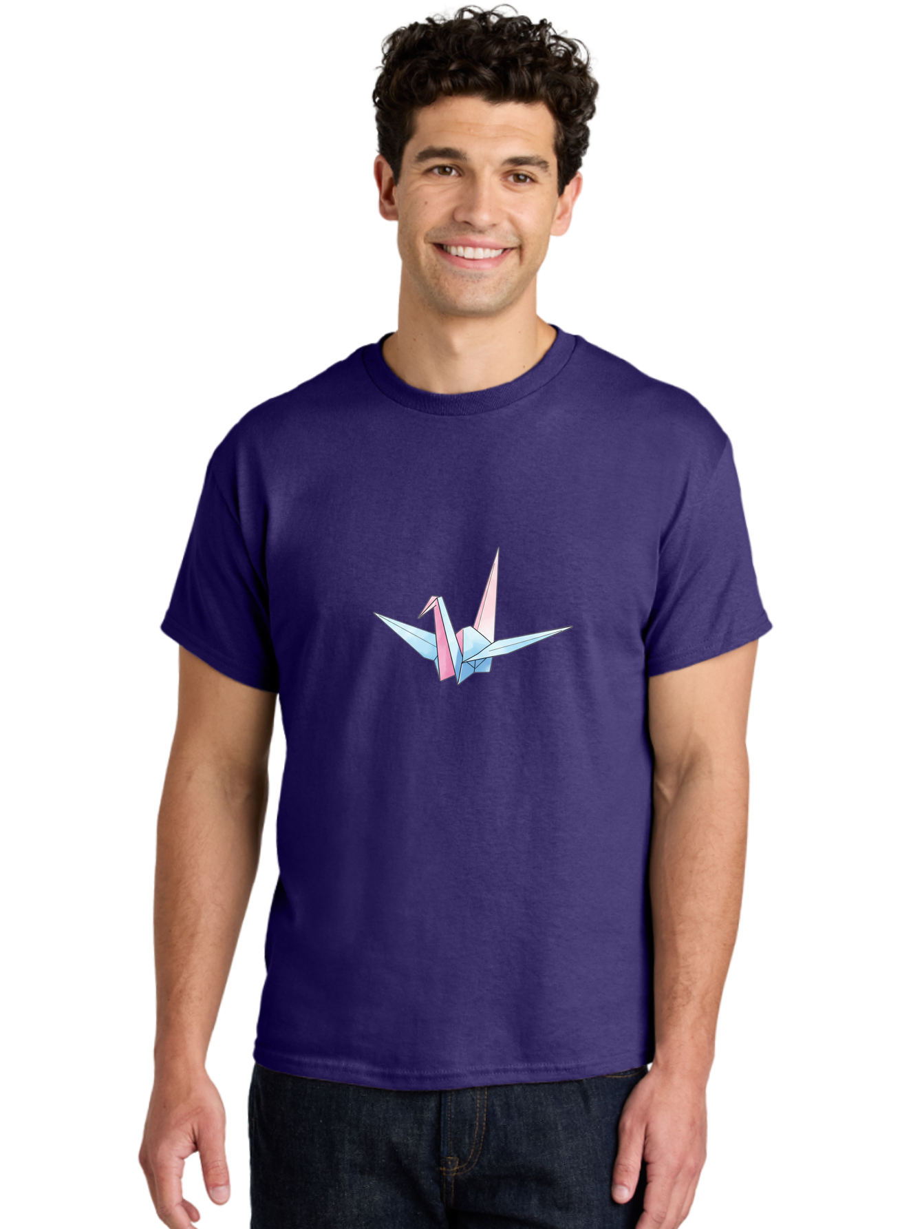 Origami-Crane-1 Men'S Graphic Tee, 100% Cotton, Comfortable Casual Summer Wear, Machine Washable, Vintage Camera, Old Camera, Antique Camera, Black Camera, Classic Photography, Photography Equipment, Nostalgic Device, Film Camera, Camera Art Baf249