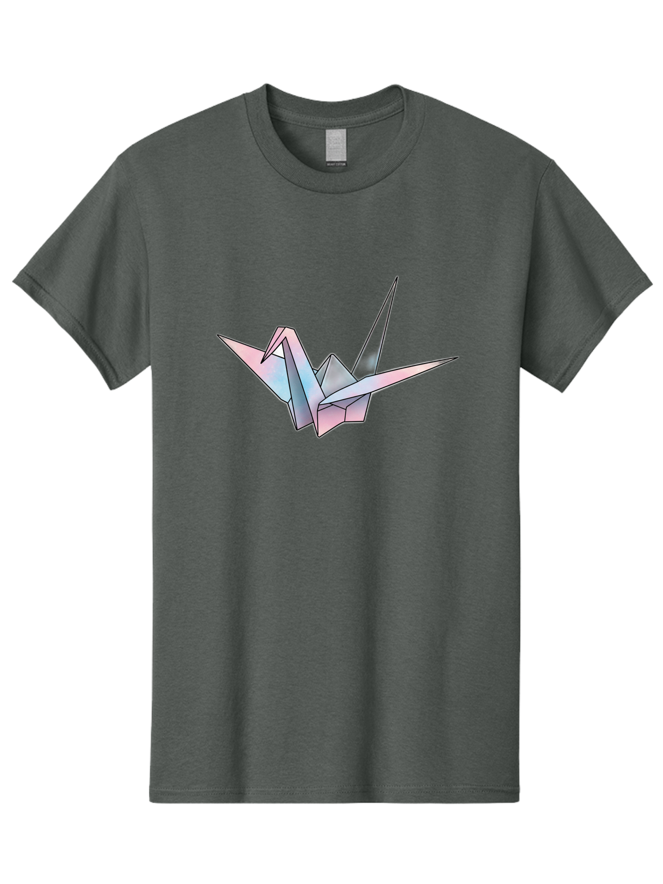 Origami-Crane-2 Men'S Graphic Tee, 100% Cotton, Comfortable Casual Summer Wear, Machine Washable, Vintage Camera, Old Camera, Antique Camera, Black Camera, Classic Photography, Photography Equipment, Nostalgic Device, Film Camera, Camera Art Baf250