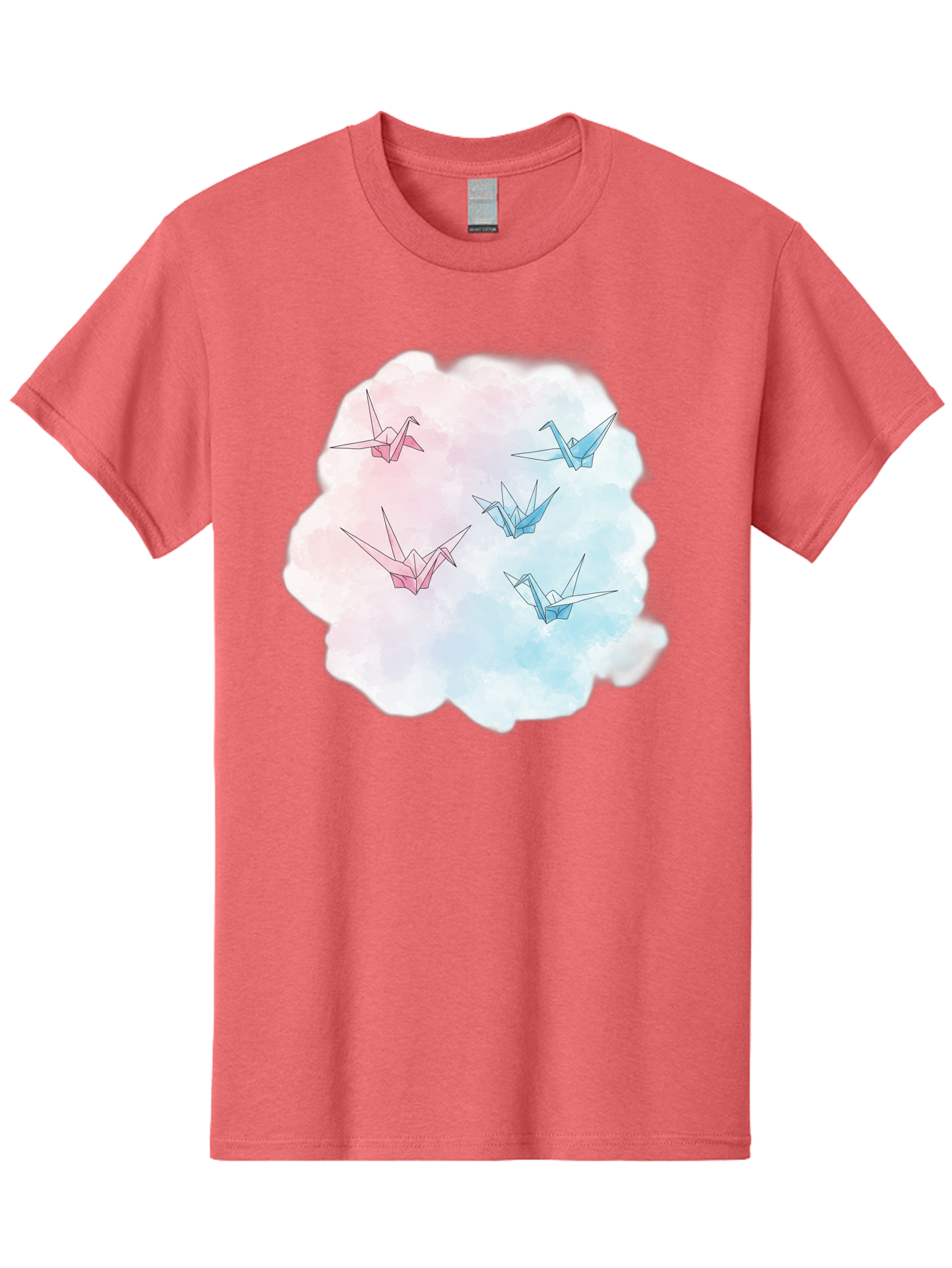 Origami-Cranes-On-Cloud Men'S Graphic Tee, 100% Cotton, Comfortable Casual Summer Wear, Machine Washable, Vintage Camera, Old Camera, Antique Camera, Black Camera, Classic Photography, Photography Equipment, Nostalgic Device, Film Camera, Baf256
