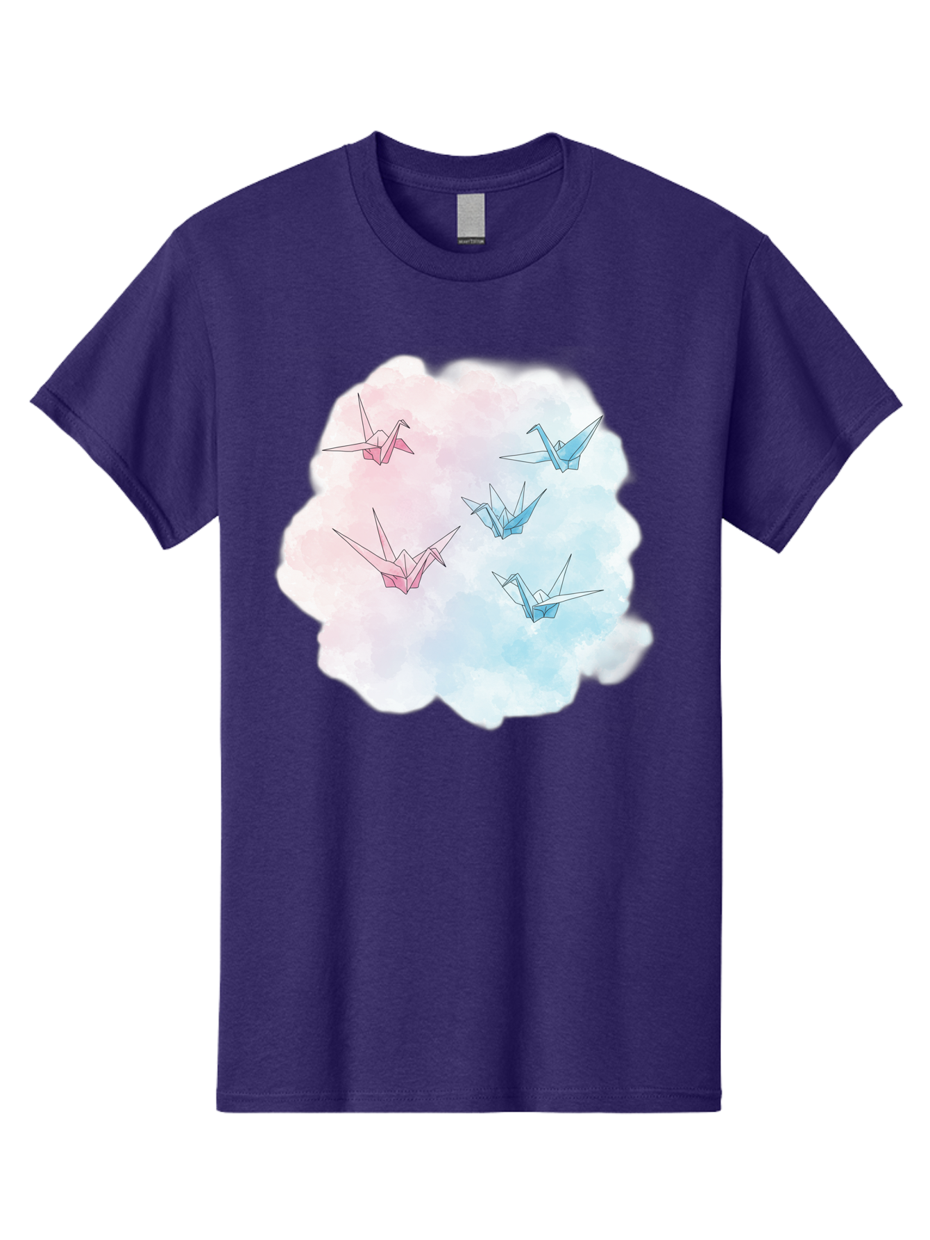 Origami-Cranes-On-Cloud Men'S Graphic Tee, 100% Cotton, Comfortable Casual Summer Wear, Machine Washable, Vintage Camera, Old Camera, Antique Camera, Black Camera, Classic Photography, Photography Equipment, Nostalgic Device, Film Camera, Baf256