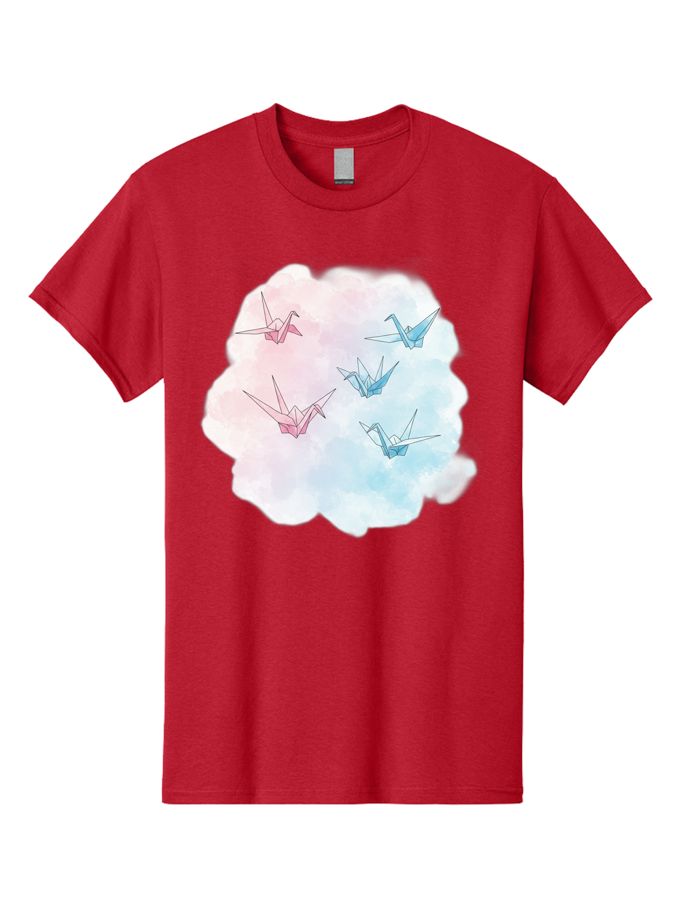 Origami-Cranes-On-Cloud Men'S Graphic Tee, 100% Cotton, Comfortable Casual Summer Wear, Machine Washable, Vintage Camera, Old Camera, Antique Camera, Black Camera, Classic Photography, Photography Equipment, Nostalgic Device, Film Camera, Baf256
