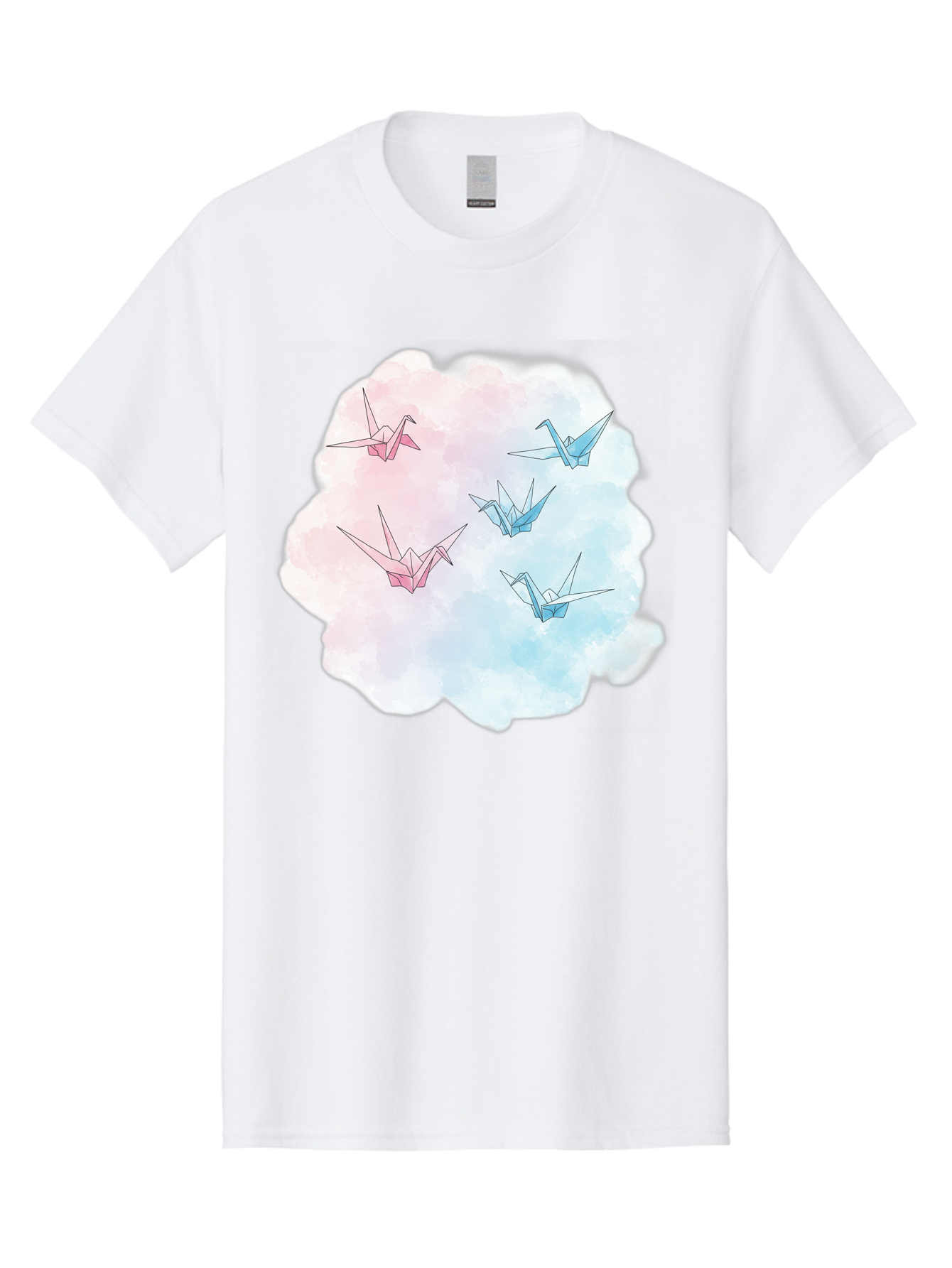Origami-Cranes-On-Cloud Men'S Graphic Tee, 100% Cotton, Comfortable Casual Summer Wear, Machine Washable, Vintage Camera, Old Camera, Antique Camera, Black Camera, Classic Photography, Photography Equipment, Nostalgic Device, Film Camera, Baf256