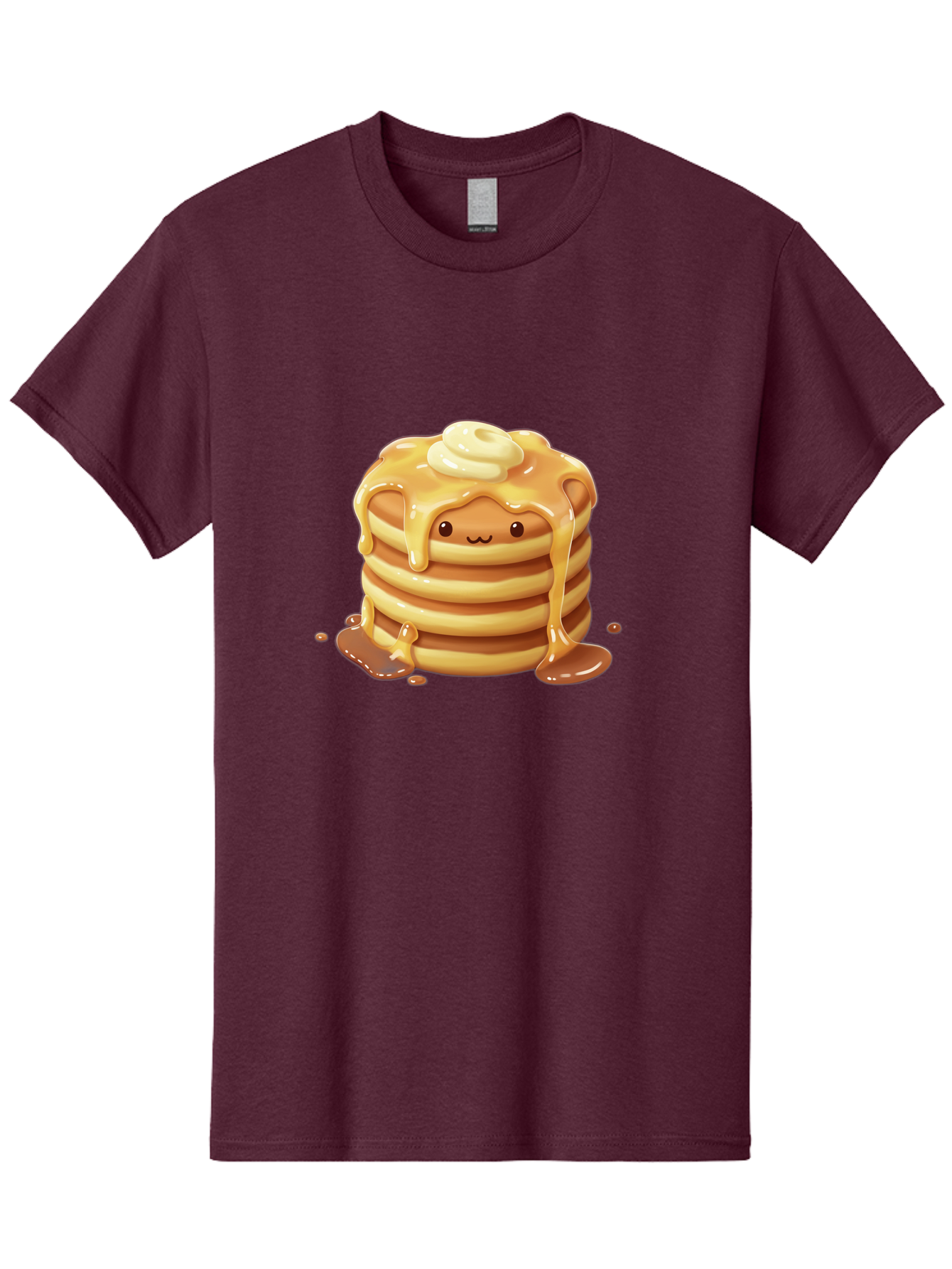 Pancakes-With-Syrup-And-Butter Men'S Graphic Tee, 100% Cotton, Comfortable Casual Summer Wear, Machine Washable, Vintage Camera, Old Camera, Antique Camera, Black Camera, Classic Photography, Photography Equipment, Nostalgic Device, Baf258