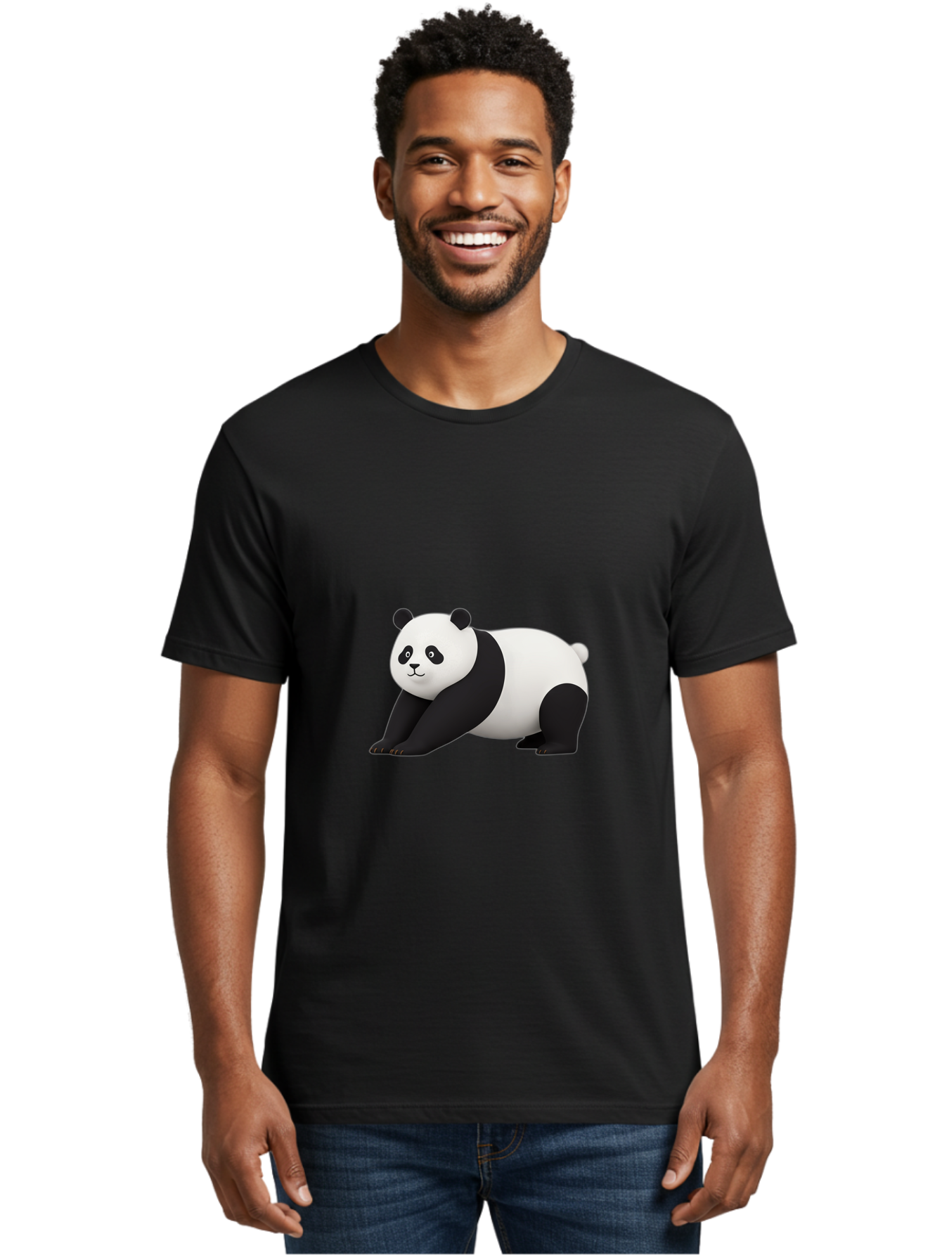 Panda-1 Men'S Graphic Tee, 100% Cotton, Comfortable Casual Summer Wear, Machine Washable, Vintage Camera, Old Camera, Antique Camera, Black Camera, Classic Photography, Photography Equipment, Nostalgic Device, Film Camera, Camera Art Baf259