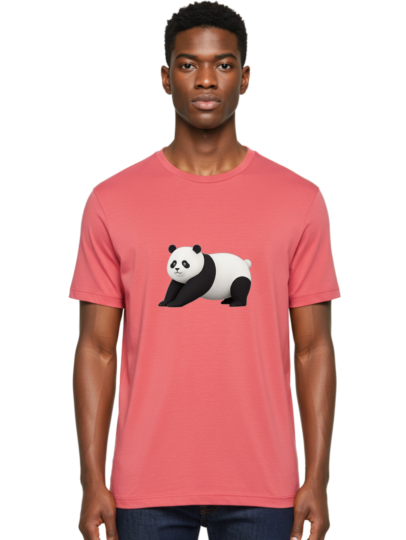 Panda-1 Men'S Graphic Tee, 100% Cotton, Comfortable Casual Summer Wear, Machine Washable, Vintage Camera, Old Camera, Antique Camera, Black Camera, Classic Photography, Photography Equipment, Nostalgic Device, Film Camera, Camera Art Baf259