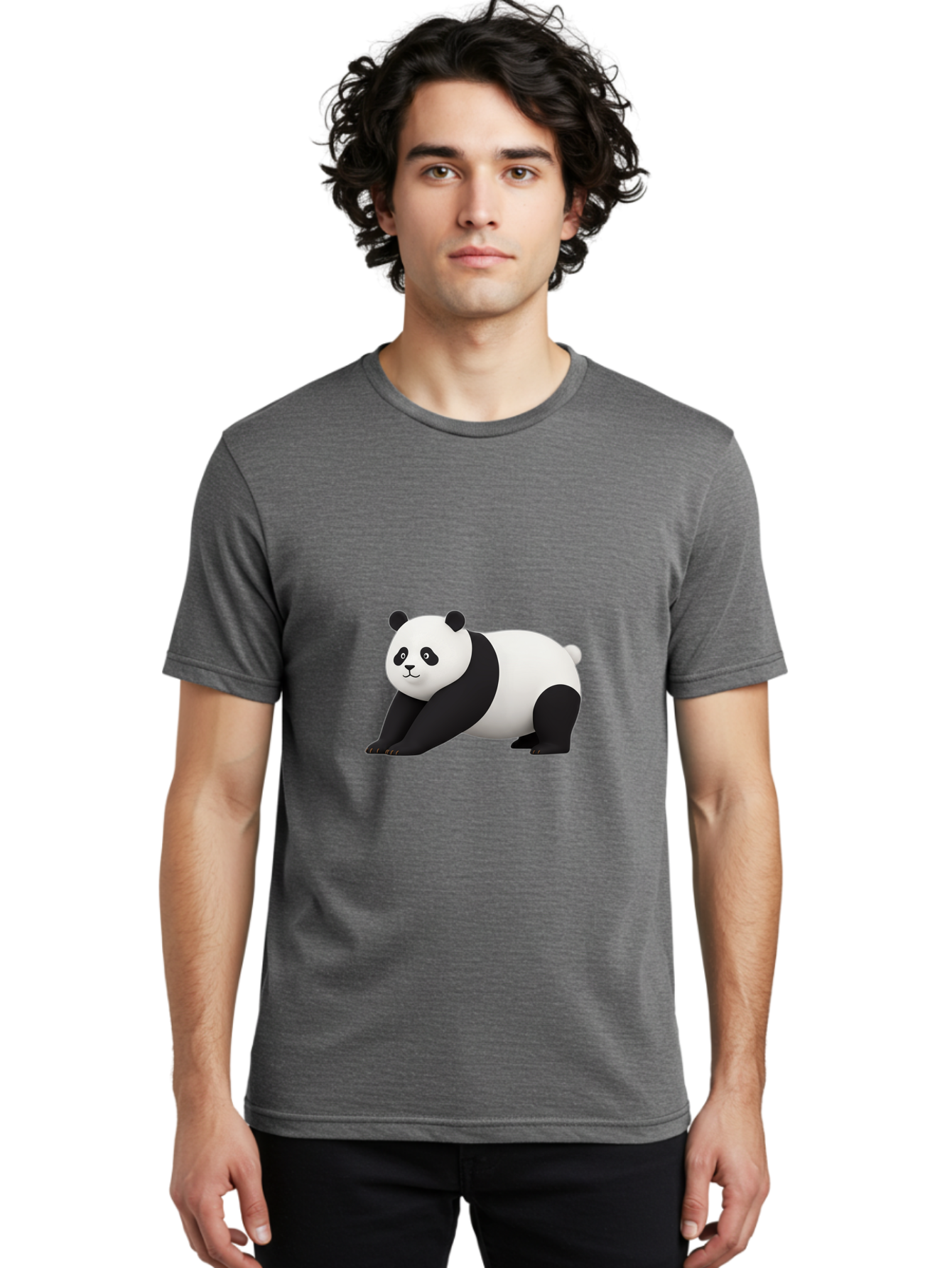 Panda-1 Men'S Graphic Tee, 100% Cotton, Comfortable Casual Summer Wear, Machine Washable, Vintage Camera, Old Camera, Antique Camera, Black Camera, Classic Photography, Photography Equipment, Nostalgic Device, Film Camera, Camera Art Baf259