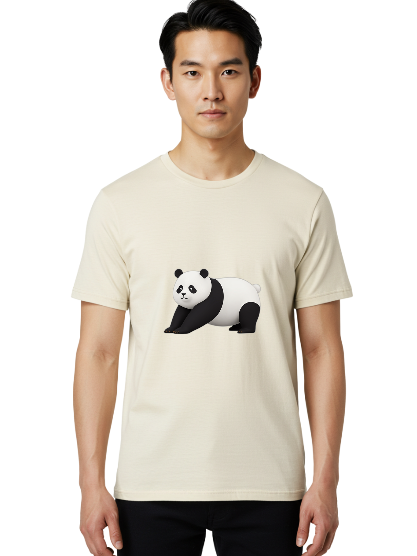 Panda-1 Men'S Graphic Tee, 100% Cotton, Comfortable Casual Summer Wear, Machine Washable, Vintage Camera, Old Camera, Antique Camera, Black Camera, Classic Photography, Photography Equipment, Nostalgic Device, Film Camera, Camera Art Baf259