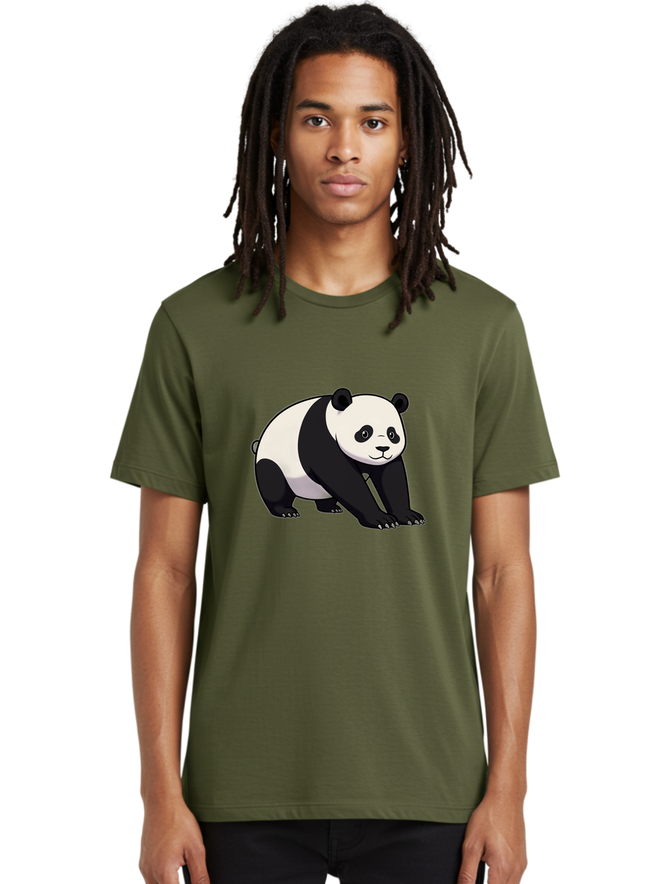 Panda-2 Men'S Graphic Tee, 100% Cotton, Comfortable Casual Summer Wear, Machine Washable, Vintage Camera, Old Camera, Antique Camera, Black Camera, Classic Photography, Photography Equipment, Nostalgic Device, Film Camera, Camera Art Baf260