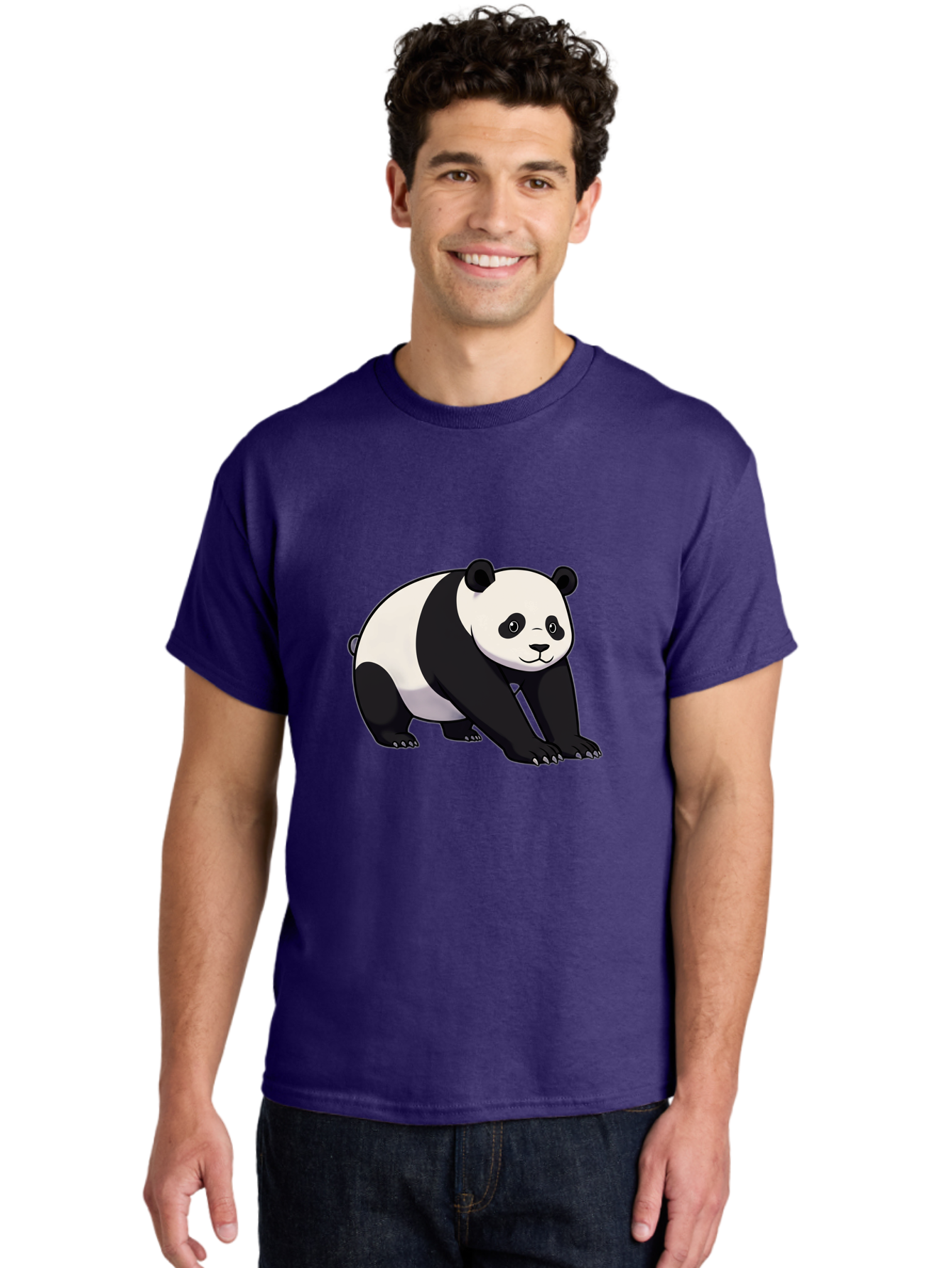 Panda-2 Men'S Graphic Tee, 100% Cotton, Comfortable Casual Summer Wear, Machine Washable, Vintage Camera, Old Camera, Antique Camera, Black Camera, Classic Photography, Photography Equipment, Nostalgic Device, Film Camera, Camera Art Baf260