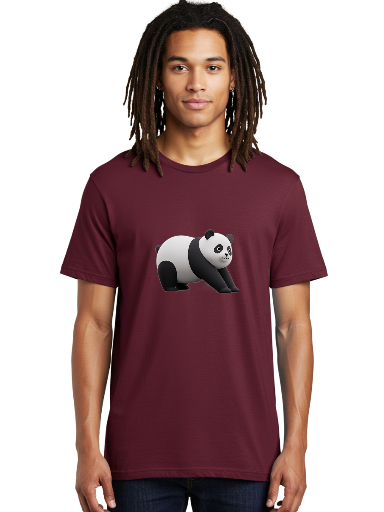 Panda-4 Men'S Graphic Tee, 100% Cotton, Comfortable Casual Summer Wear, Machine Washable, Vintage Camera, Old Camera, Antique Camera, Black Camera, Classic Photography, Photography Equipment, Nostalgic Device, Film Camera, Camera Art Baf262
