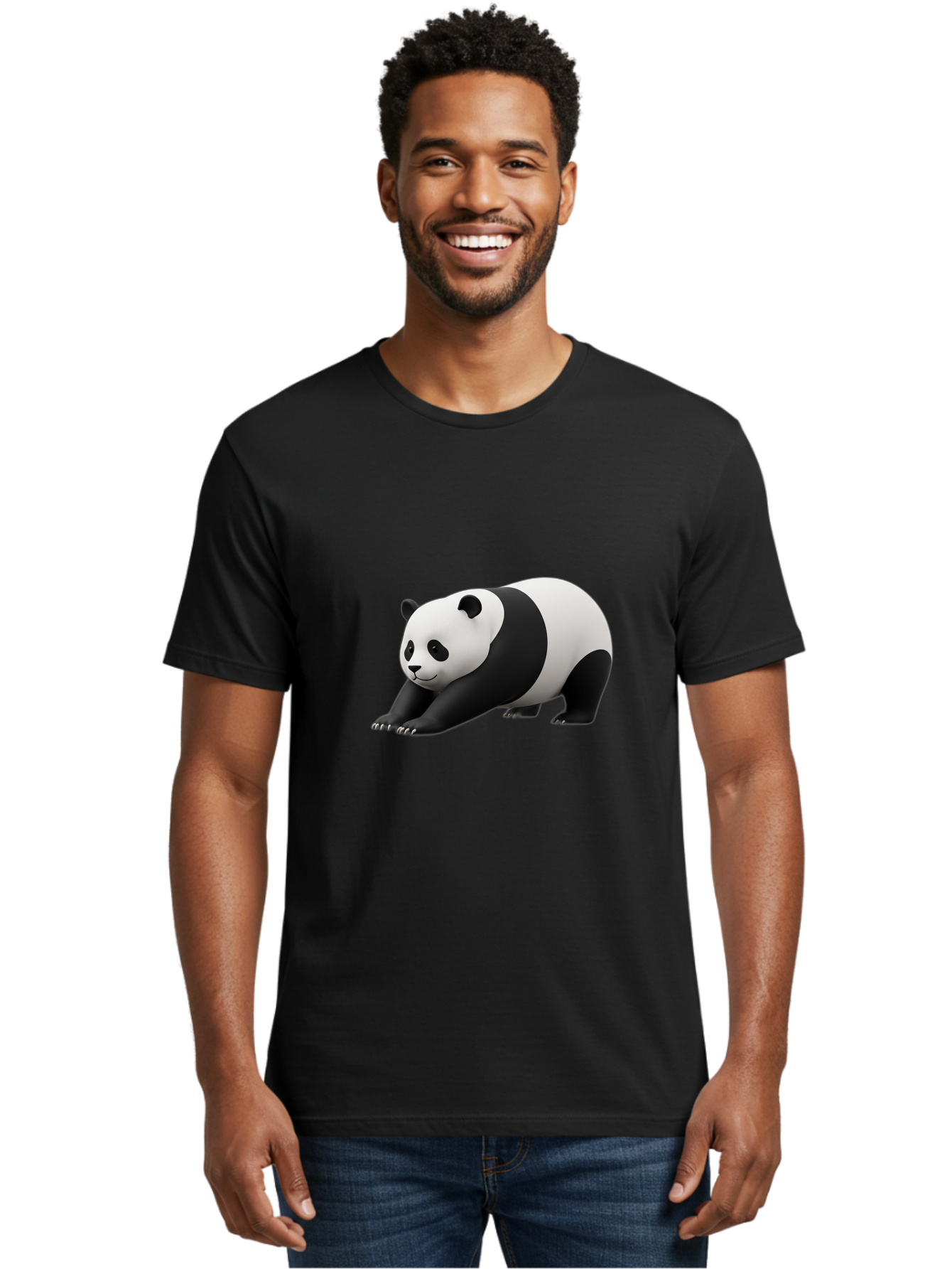 Panda-5 Men'S Graphic Tee, 100% Cotton, Comfortable Casual Summer Wear, Machine Washable, Vintage Camera, Old Camera, Antique Camera, Black Camera, Classic Photography, Photography Equipment, Nostalgic Device, Film Camera, Camera Art Baf263