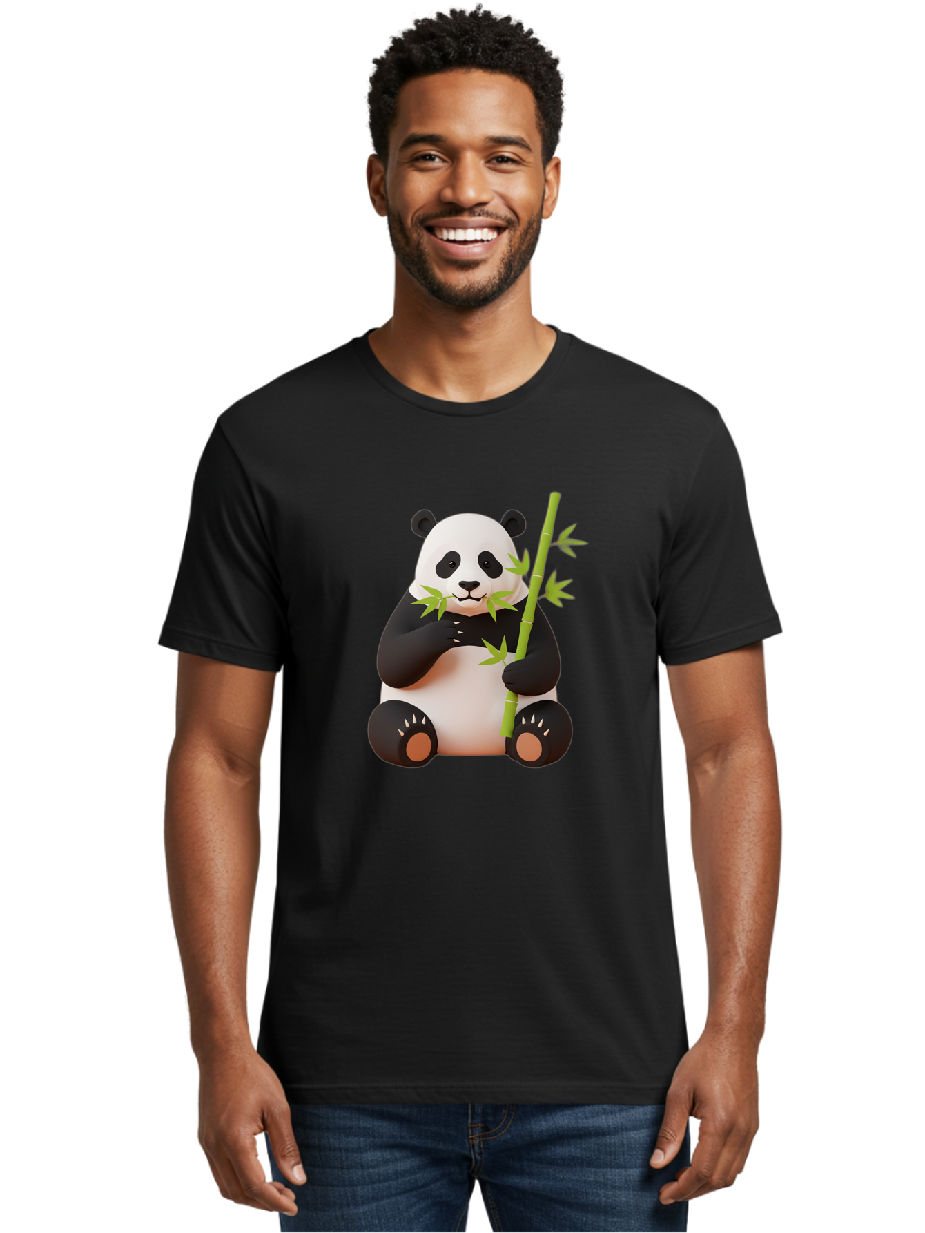 Panda-6 Men'S Graphic Tee, 100% Cotton, Comfortable Casual Summer Wear, Machine Washable, Vintage Camera, Old Camera, Antique Camera, Black Camera, Classic Photography, Photography Equipment, Nostalgic Device, Film Camera, Camera Art Baf264