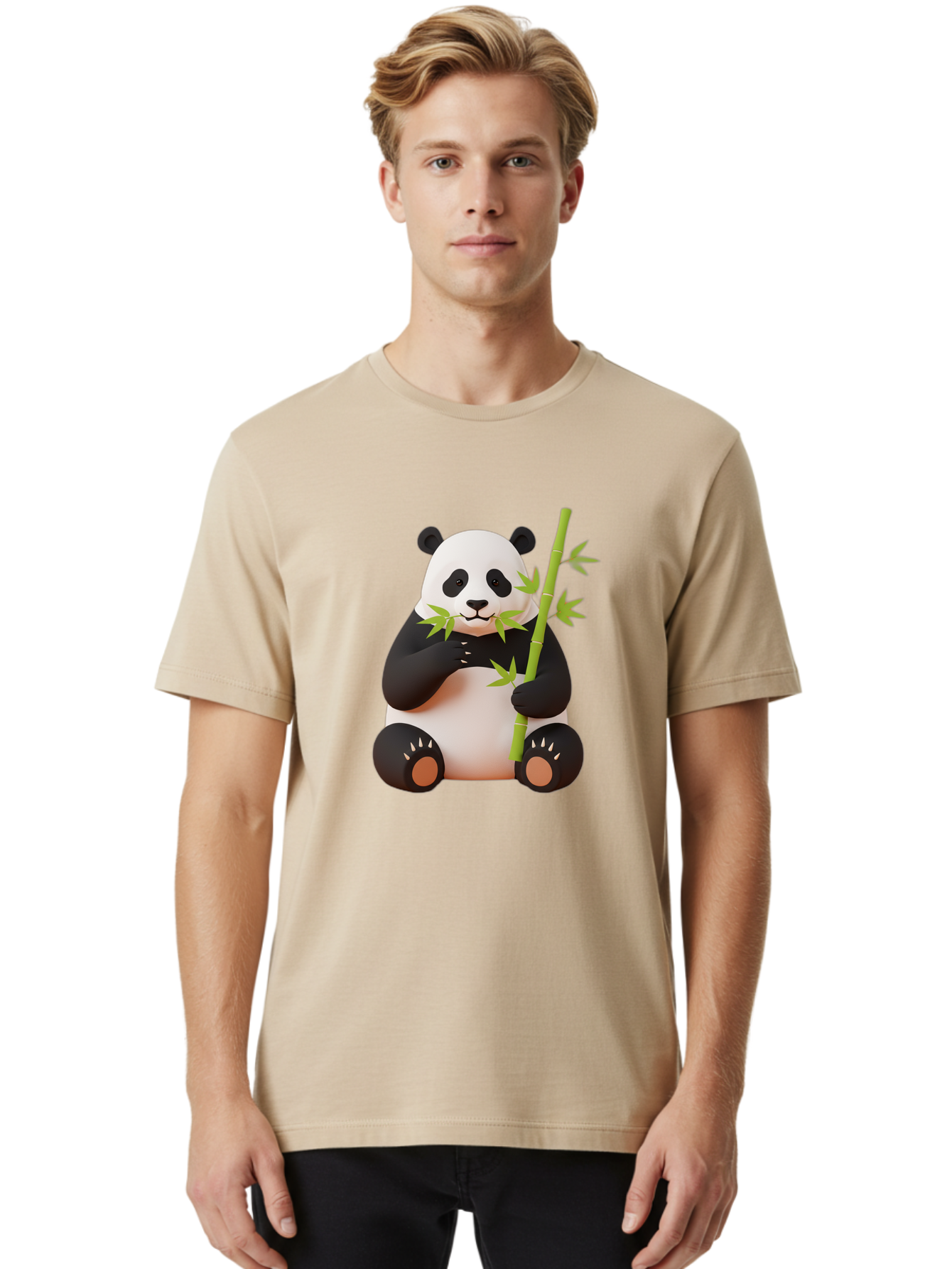 Panda-6 Men'S Graphic Tee, 100% Cotton, Comfortable Casual Summer Wear, Machine Washable, Vintage Camera, Old Camera, Antique Camera, Black Camera, Classic Photography, Photography Equipment, Nostalgic Device, Film Camera, Camera Art Baf264