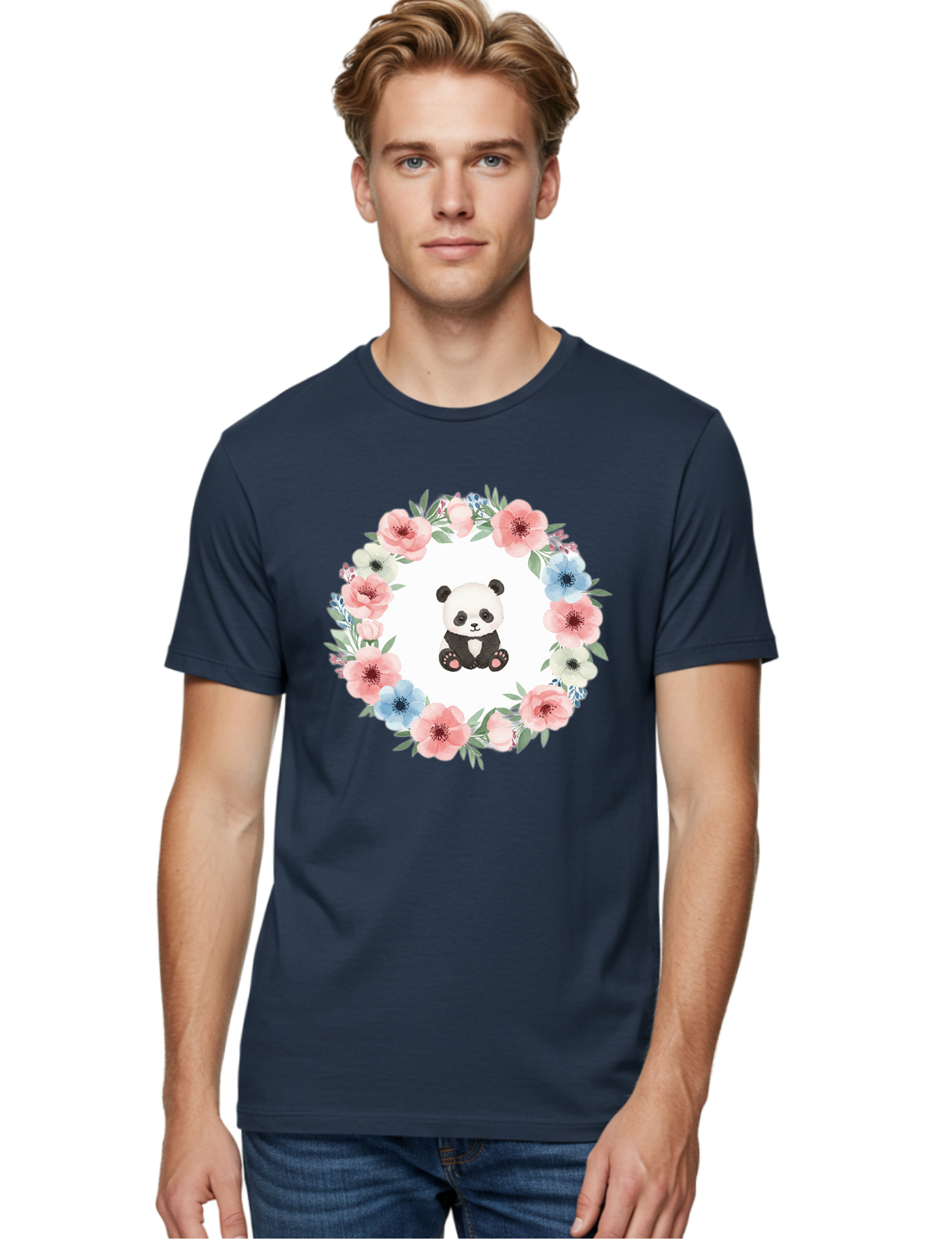 Panda-And-Flowers Men'S Graphic Tee, 100% Cotton, Comfortable Casual Summer Wear, Machine Washable, Vintage Camera, Old Camera, Antique Camera, Black Camera, Classic Photography, Photography Equipment, Nostalgic Device, Film Camera, Camera Art Baf266