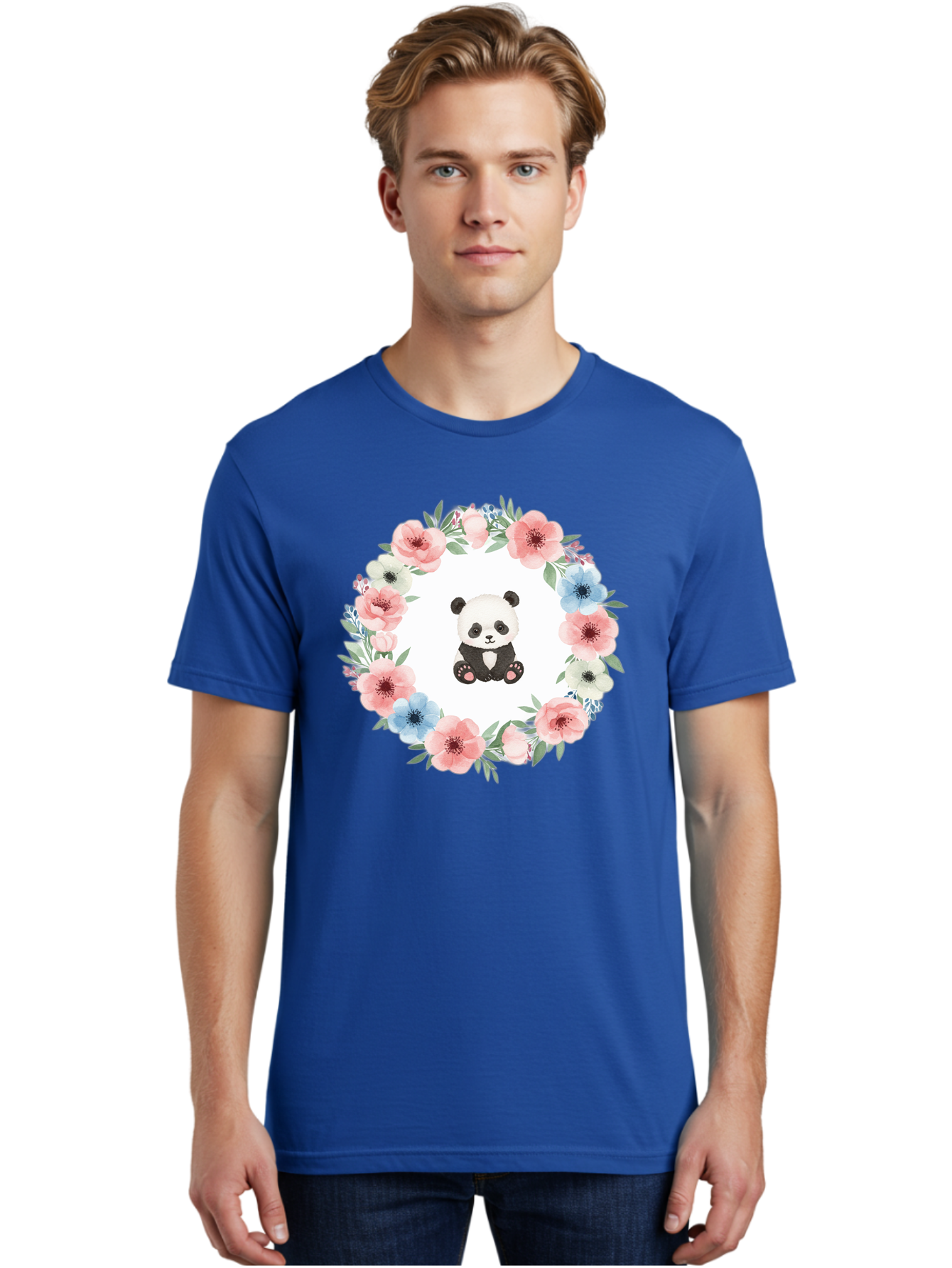 Panda-And-Flowers Men'S Graphic Tee, 100% Cotton, Comfortable Casual Summer Wear, Machine Washable, Vintage Camera, Old Camera, Antique Camera, Black Camera, Classic Photography, Photography Equipment, Nostalgic Device, Film Camera, Camera Art Baf266