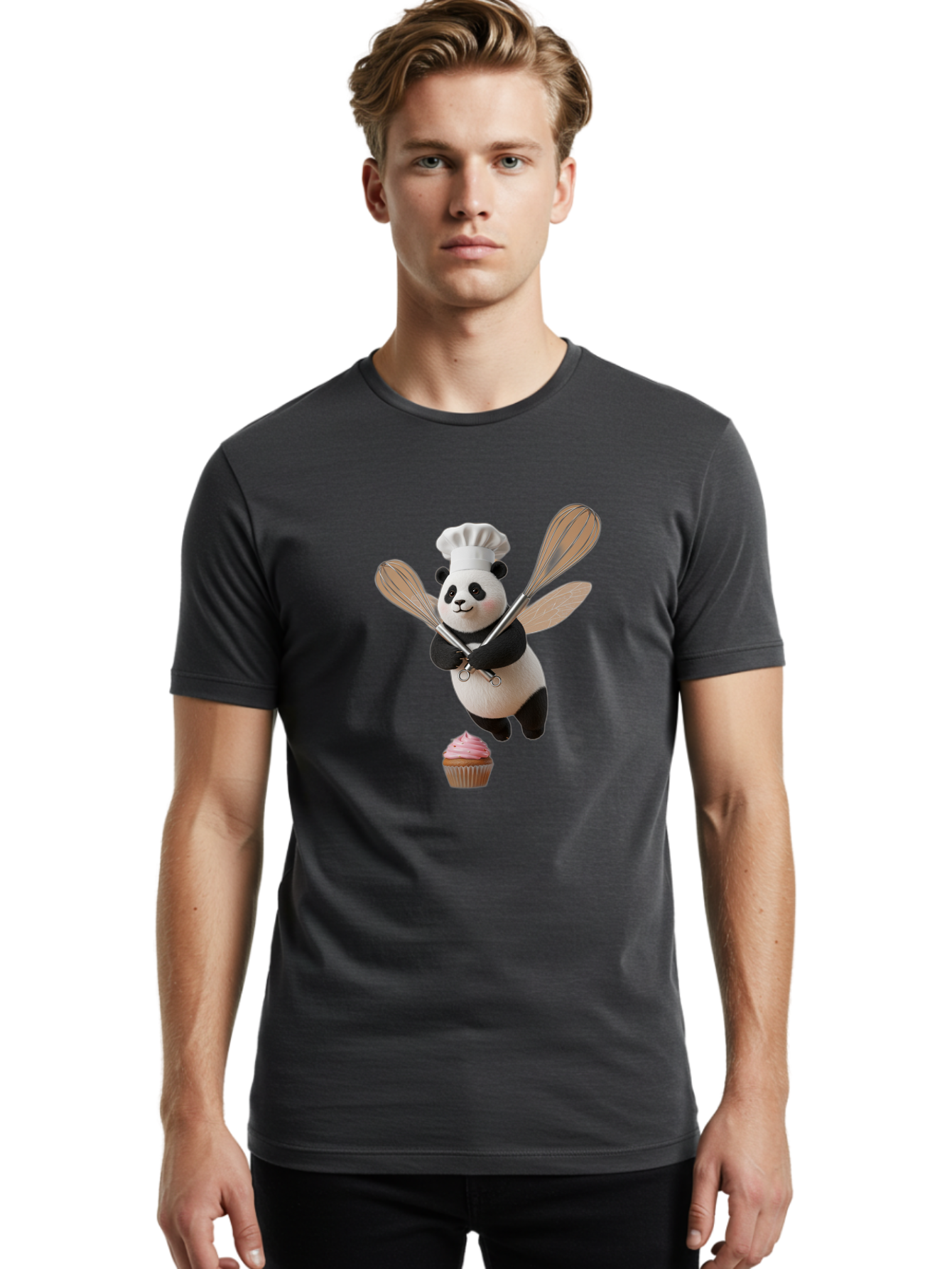 Panda-Chef Men'S Graphic Tee, 100% Cotton, Comfortable Casual Summer Wear, Machine Washable, Vintage Camera, Old Camera, Antique Camera, Black Camera, Classic Photography, Photography Equipment, Nostalgic Device, Film Camera, Camera Art Baf270