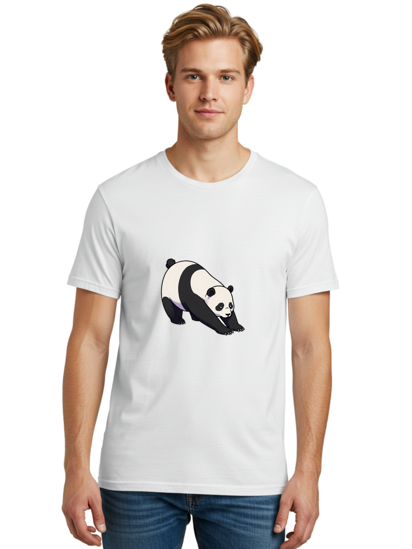 Panda-Doing-Yoga Men'S Graphic Tee, 100% Cotton, Comfortable Casual Summer Wear, Machine Washable, Vintage Camera, Old Camera, Antique Camera, Black Camera, Classic Photography, Photography Equipment, Nostalgic Device, Film Camera, Camera Art Baf272