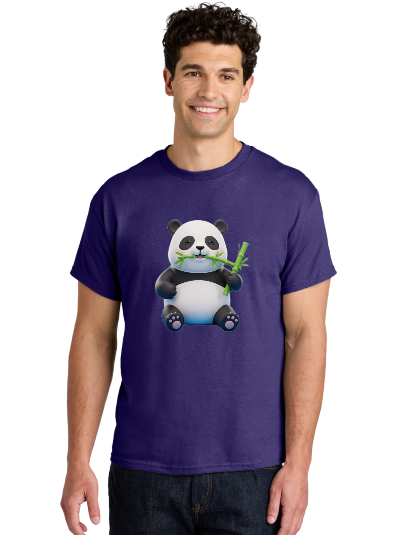 Panda-Eating-Bamboo-1 Men'S Graphic Tee, 100% Cotton, Comfortable Casual Summer Wear, Machine Washable, Vintage Camera, Old Camera, Antique Camera, Black Camera, Classic Photography, Photography Equipment, Nostalgic Device, Film Camera, Baf273