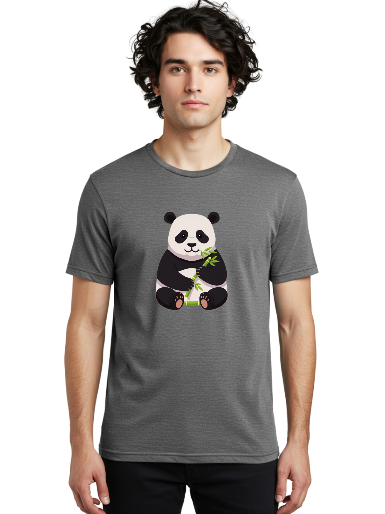 Panda-Eating-Bamboo-2 Men'S Graphic Tee, 100% Cotton, Comfortable Casual Summer Wear, Machine Washable, Vintage Camera, Old Camera, Antique Camera, Black Camera, Classic Photography, Photography Equipment, Nostalgic Device, Film Camera, Baf274