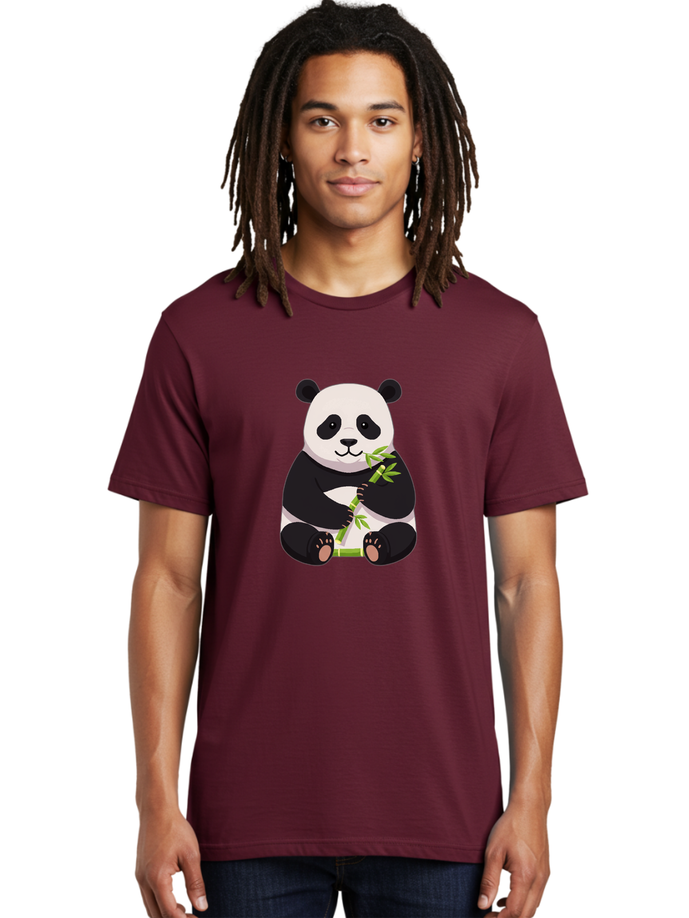 Panda-Eating-Bamboo-2 Men'S Graphic Tee, 100% Cotton, Comfortable Casual Summer Wear, Machine Washable, Vintage Camera, Old Camera, Antique Camera, Black Camera, Classic Photography, Photography Equipment, Nostalgic Device, Film Camera, Baf274