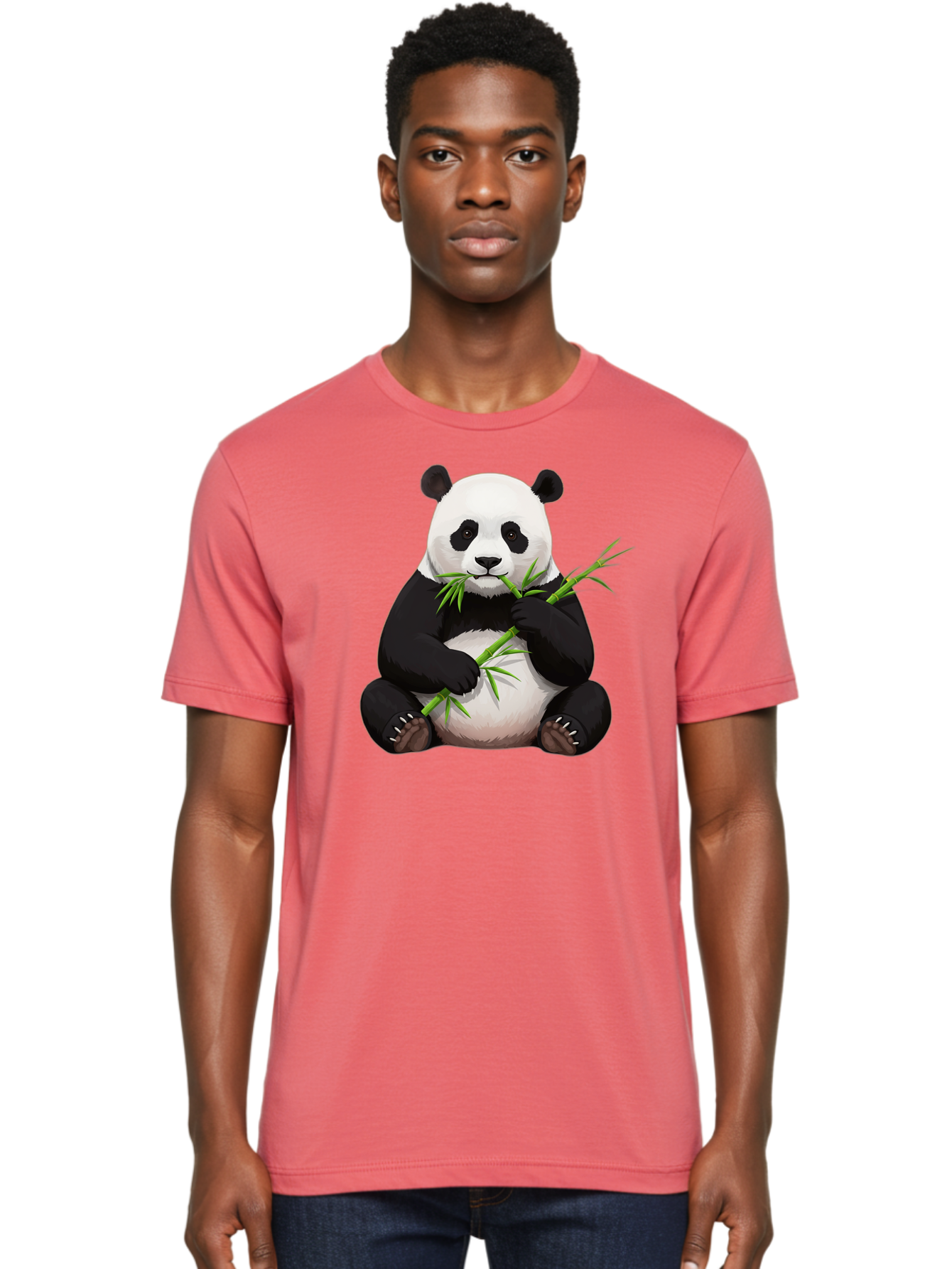 Panda-Eating-Bamboo-3 Men'S Graphic Tee, 100% Cotton, Comfortable Casual Summer Wear, Machine Washable, Vintage Camera, Old Camera, Antique Camera, Black Camera, Classic Photography, Photography Equipment, Nostalgic Device, Film Camera, Baf275
