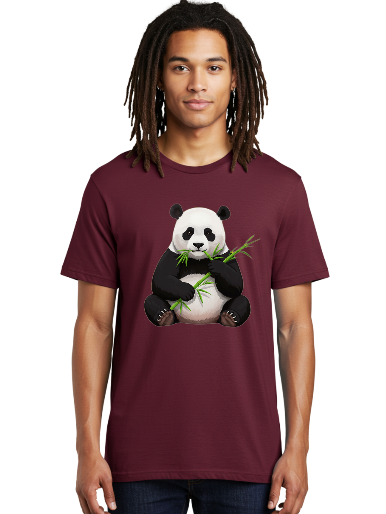 Panda-Eating-Bamboo-3 Men'S Graphic Tee, 100% Cotton, Comfortable Casual Summer Wear, Machine Washable, Vintage Camera, Old Camera, Antique Camera, Black Camera, Classic Photography, Photography Equipment, Nostalgic Device, Film Camera, Baf275