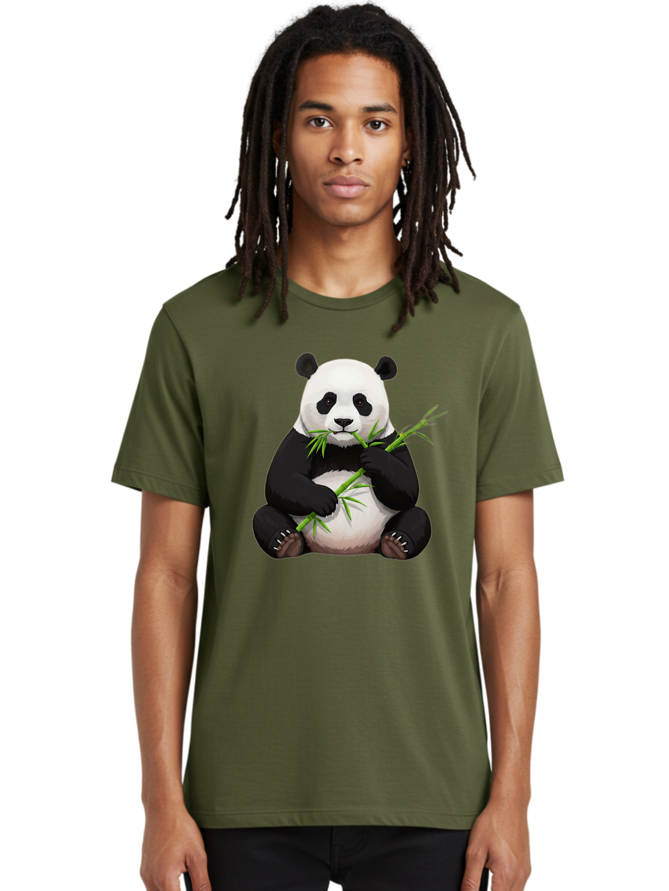 Panda-Eating-Bamboo-3 Men'S Graphic Tee, 100% Cotton, Comfortable Casual Summer Wear, Machine Washable, Vintage Camera, Old Camera, Antique Camera, Black Camera, Classic Photography, Photography Equipment, Nostalgic Device, Film Camera, Baf275