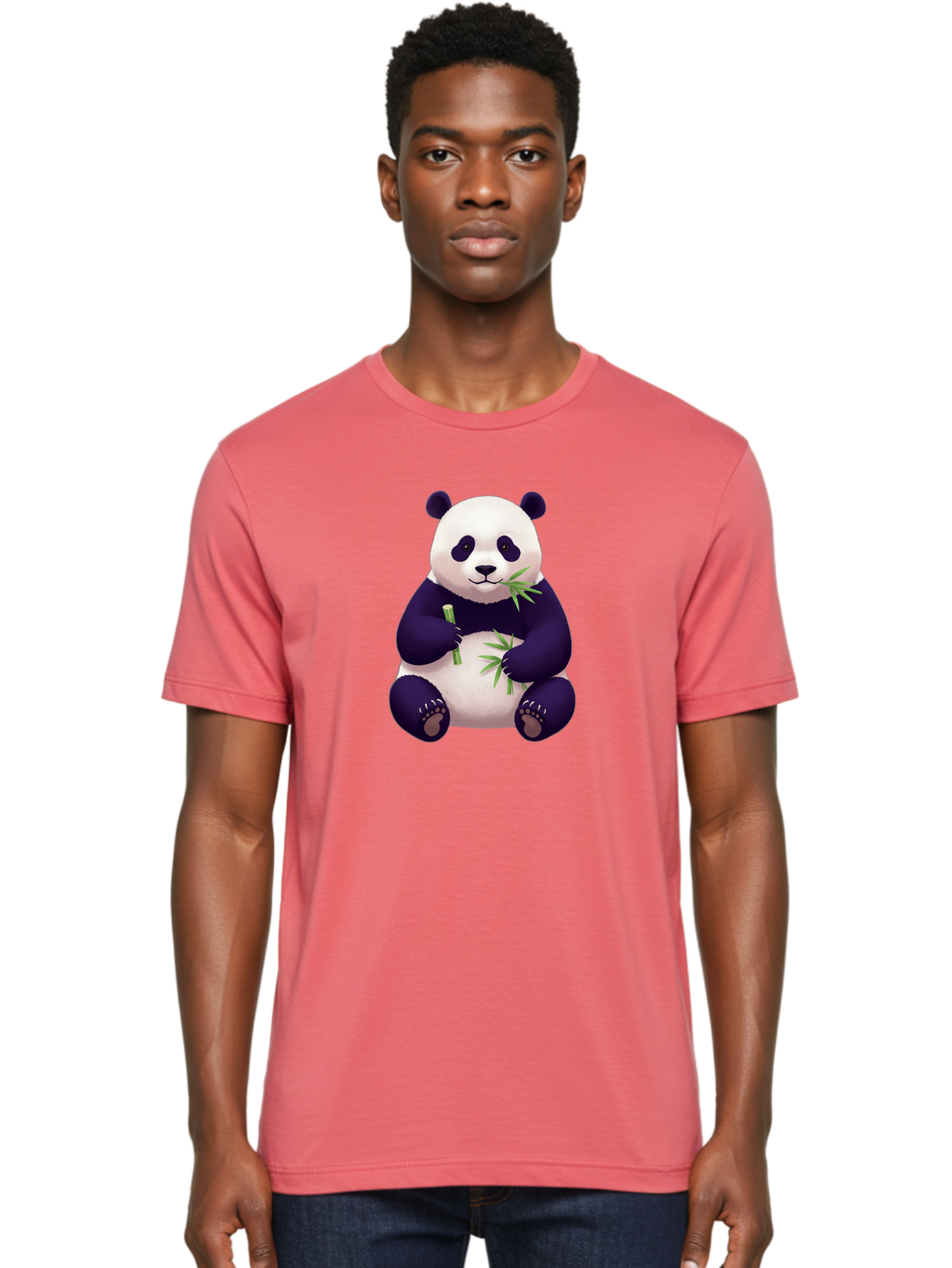 Panda-Eating-Bamboo-5 Men'S Graphic Tee, 100% Cotton, Comfortable Casual Summer Wear, Machine Washable, Vintage Camera, Old Camera, Antique Camera, Black Camera, Classic Photography, Photography Equipment, Nostalgic Device, Film Camera, Baf277