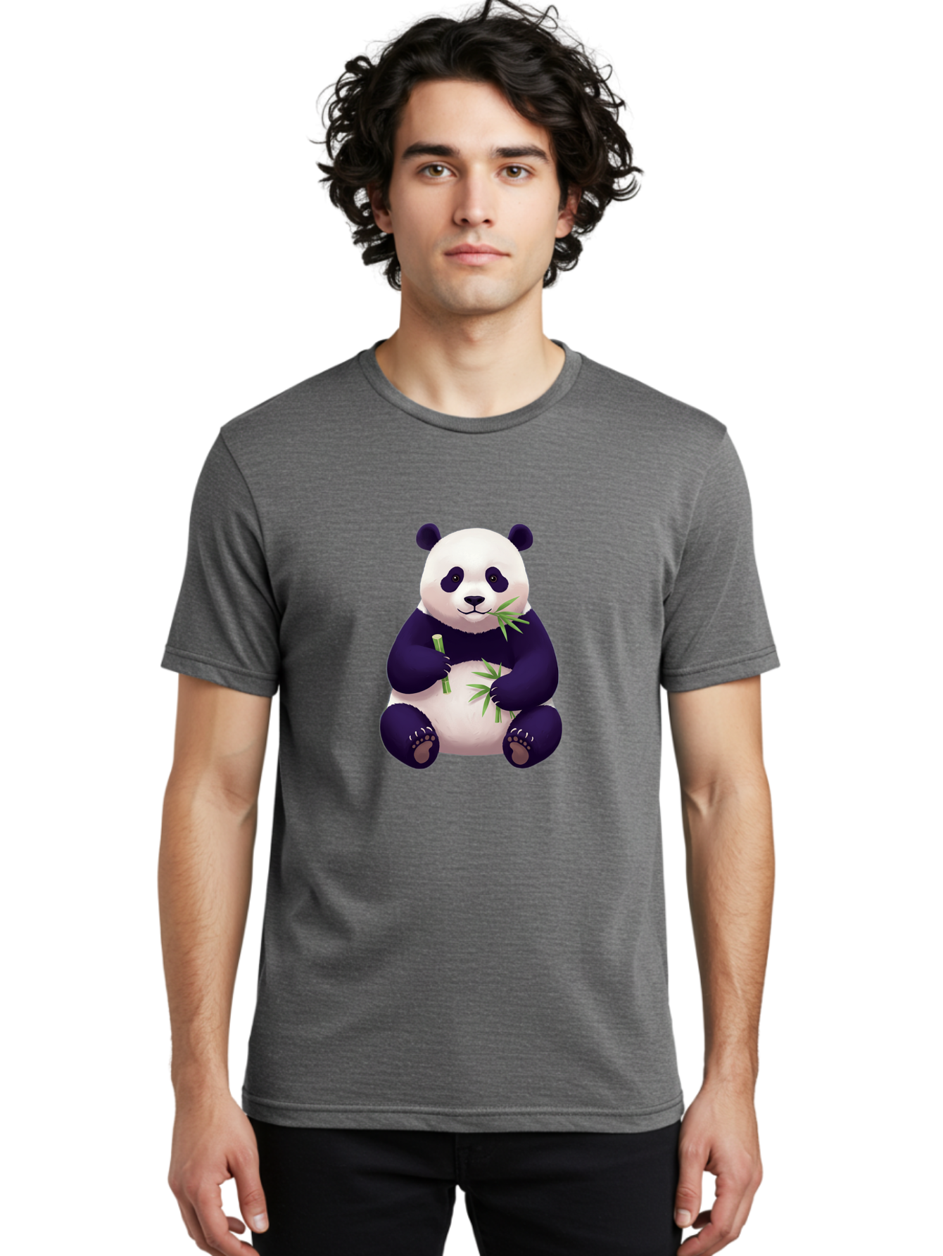 Panda-Eating-Bamboo-5 Men'S Graphic Tee, 100% Cotton, Comfortable Casual Summer Wear, Machine Washable, Vintage Camera, Old Camera, Antique Camera, Black Camera, Classic Photography, Photography Equipment, Nostalgic Device, Film Camera, Baf277