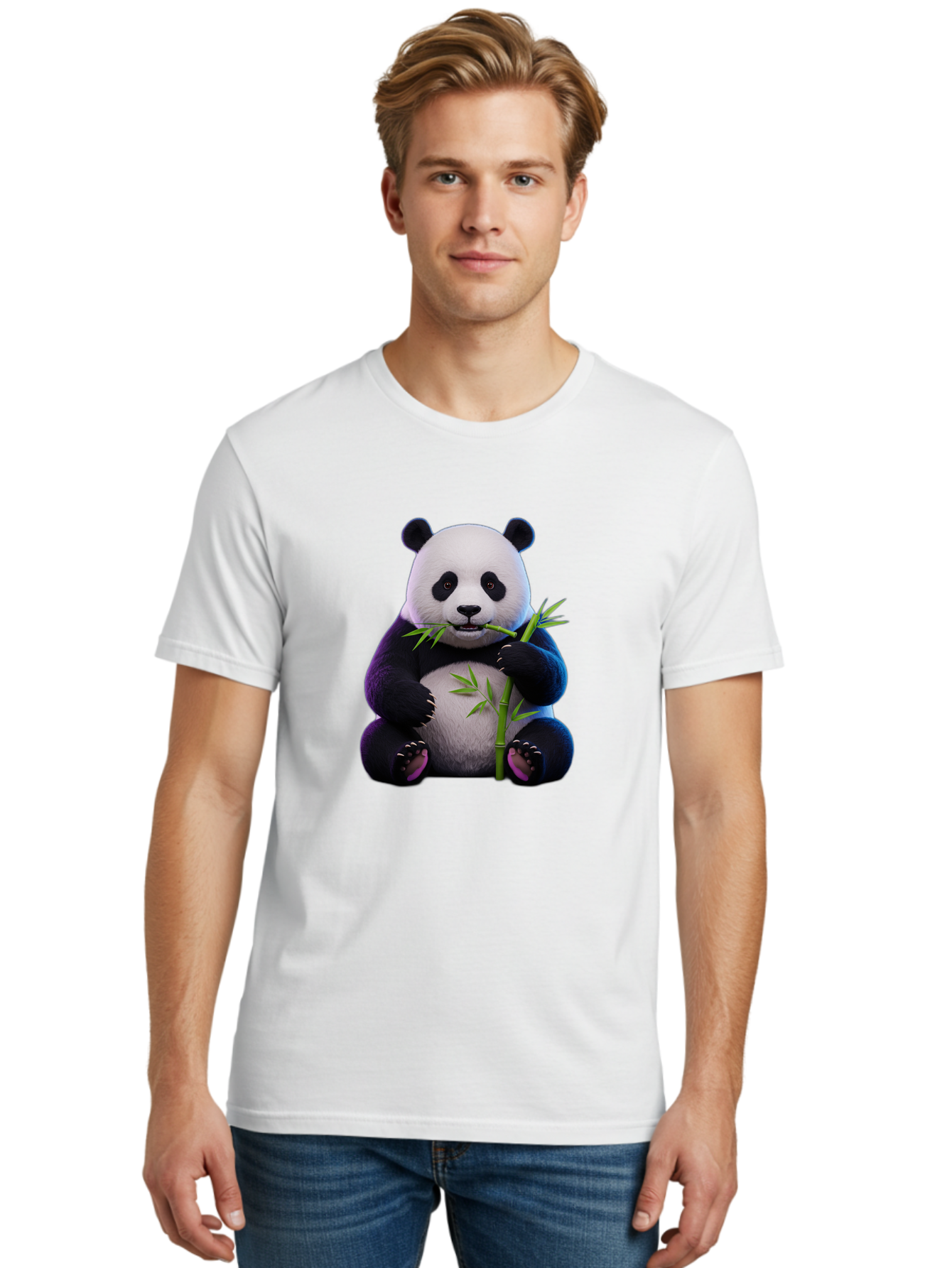 Panda-Eating-Bamboo-6 Men'S Graphic Tee, 100% Cotton, Comfortable Casual Summer Wear, Machine Washable, Vintage Camera, Old Camera, Antique Camera, Black Camera, Classic Photography, Photography Equipment, Nostalgic Device, Film Camera, Baf278