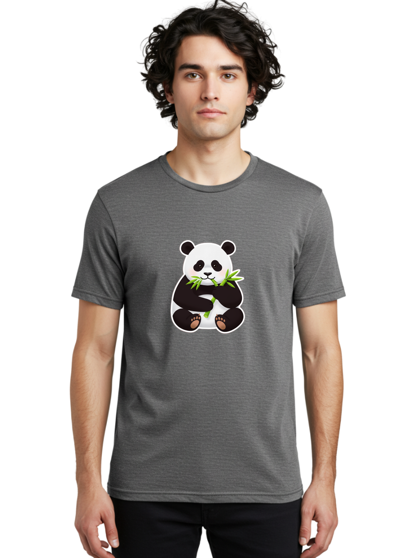 Panda-Eating-Bamboo-7 Men'S Graphic Tee, 100% Cotton, Comfortable Casual Summer Wear, Machine Washable, Vintage Camera, Old Camera, Antique Camera, Black Camera, Classic Photography, Photography Equipment, Nostalgic Device, Film Camera, Baf279