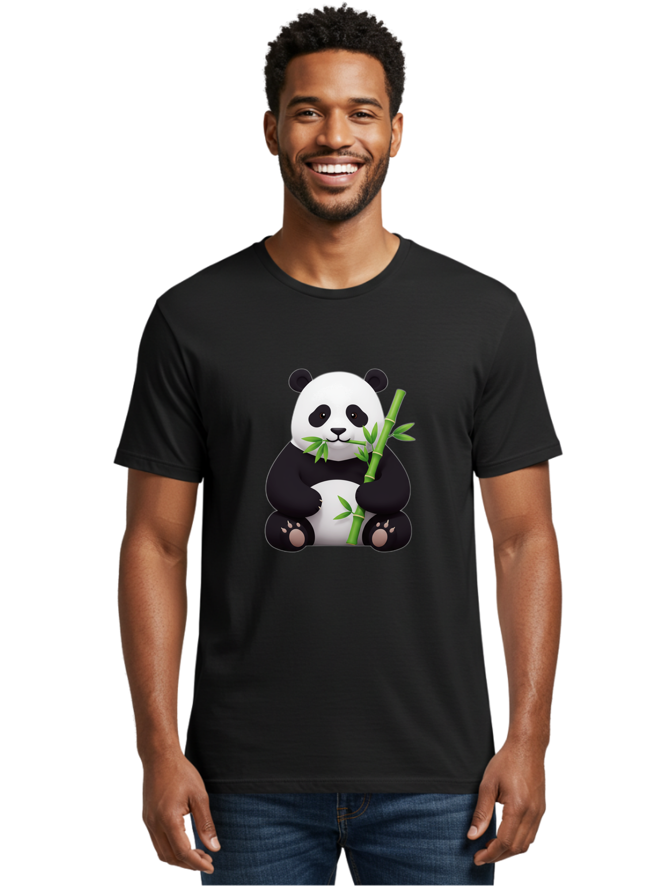 Panda-Eating-Bamboo Men'S Graphic Tee, 100% Cotton, Comfortable Casual Summer Wear, Machine Washable, Vintage Camera, Old Camera, Antique Camera, Black Camera, Classic Photography, Photography Equipment, Nostalgic Device, Film Camera, Baf280