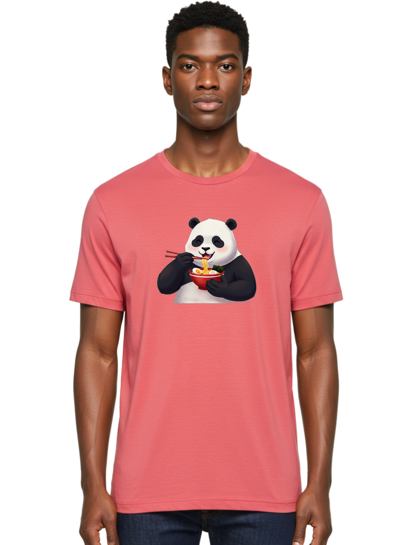 Panda-Eating-Noodles-2 Men'S Graphic Tee, 100% Cotton, Comfortable Casual Summer Wear, Machine Washable, Vintage Camera, Old Camera, Antique Camera, Black Camera, Classic Photography, Photography Equipment, Nostalgic Device, Film Camera, Baf282