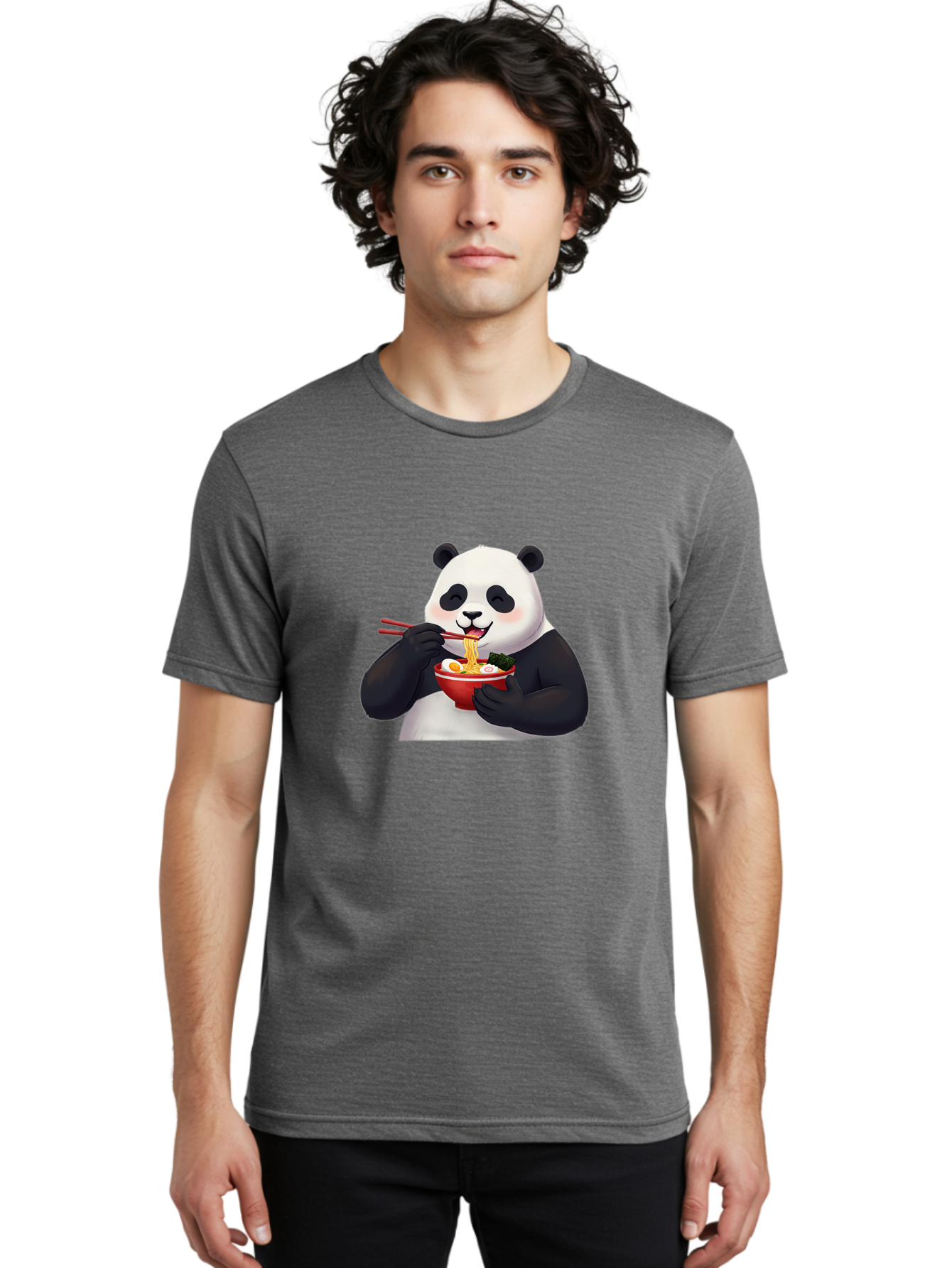 Panda-Eating-Noodles-2 Men'S Graphic Tee, 100% Cotton, Comfortable Casual Summer Wear, Machine Washable, Vintage Camera, Old Camera, Antique Camera, Black Camera, Classic Photography, Photography Equipment, Nostalgic Device, Film Camera, Baf282